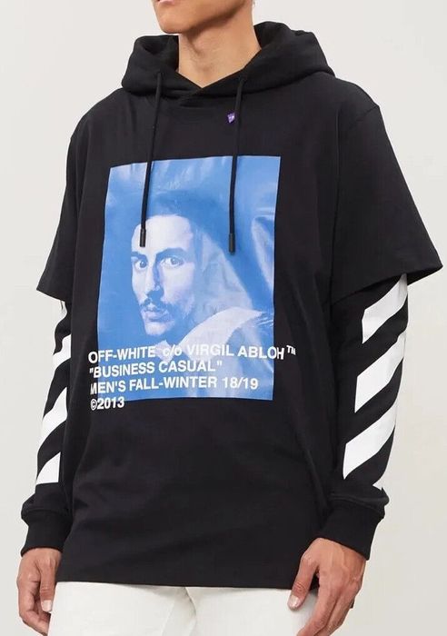 Off white bernini store hoodie black