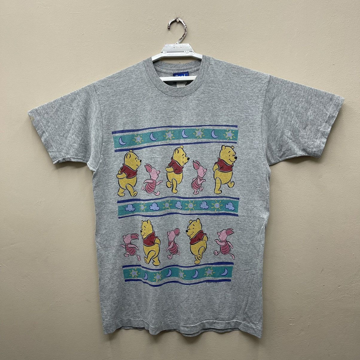 Cartoon Network × Disney × Vintage Vintage 90s Pooh T-Shirt All Single Stitch Size US XL / EU 56 / 4 - 1 Thumbnail