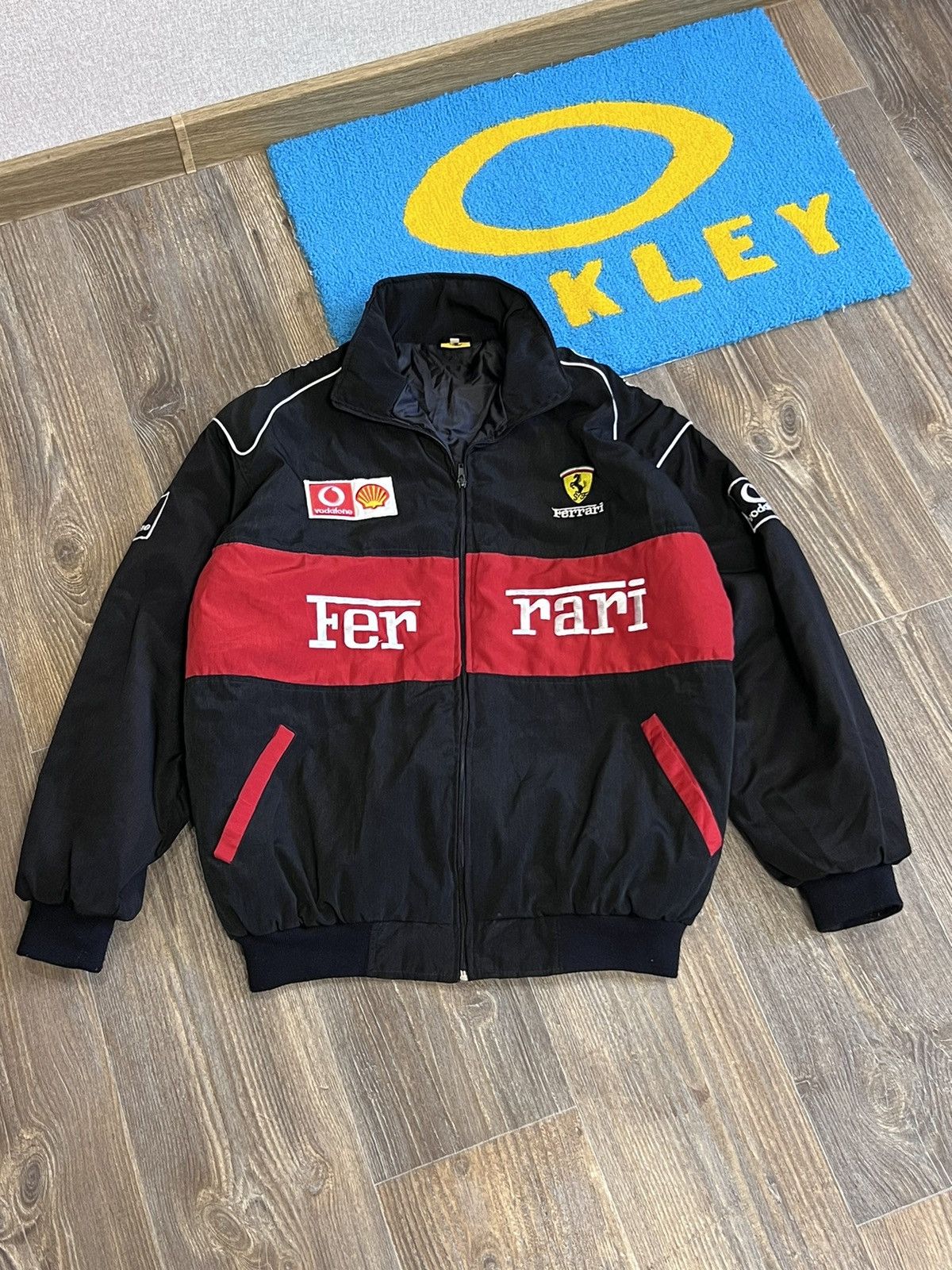 Ferrari × Racing × Vintage 1996 Vintage Ferrari F1 Marlboro black ...