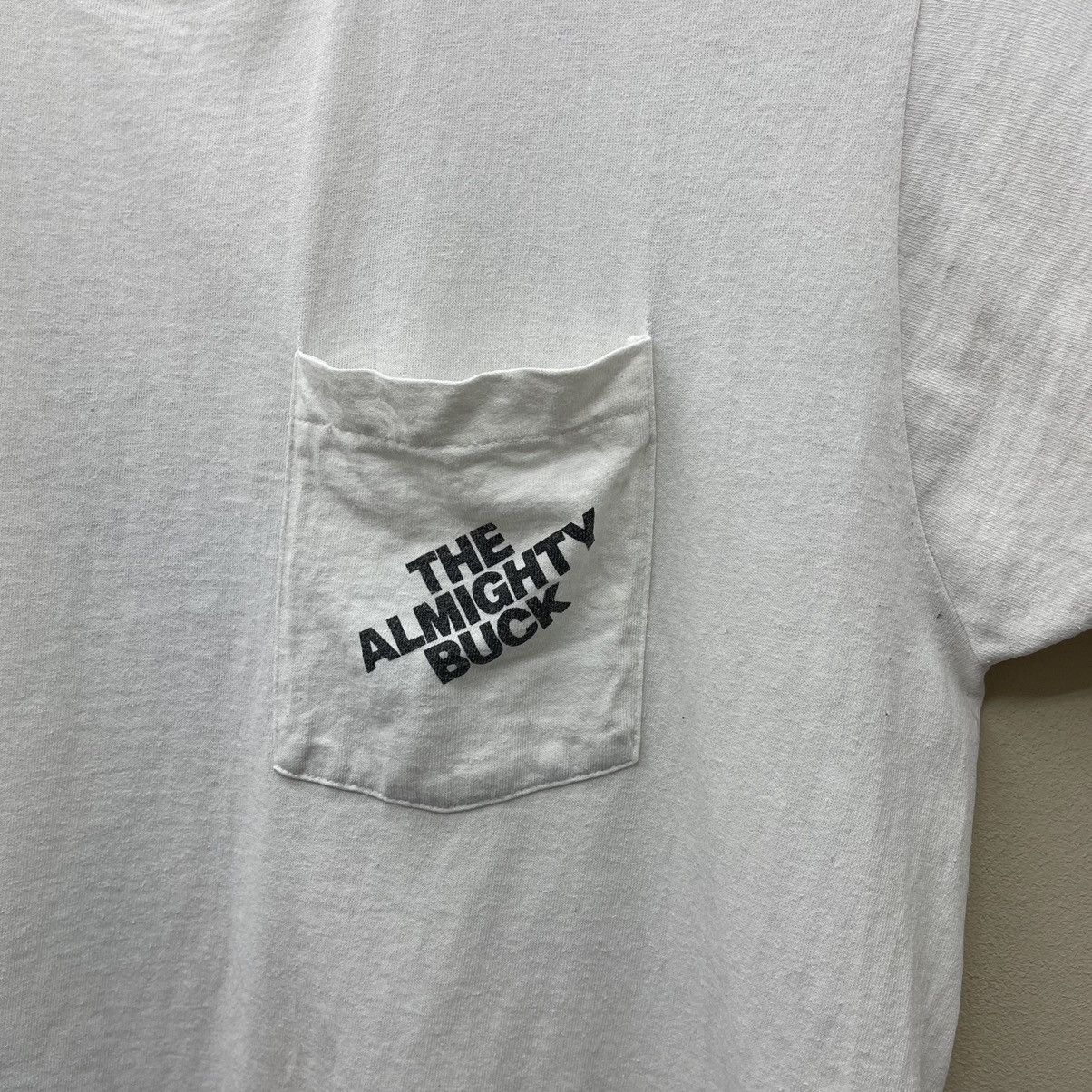 Beauty Beast × Vintage Vintage 90s The Almighty Buck T Shirt Tee Fruit of the Loom Size US XL / EU 56 / 4 - 4 Thumbnail
