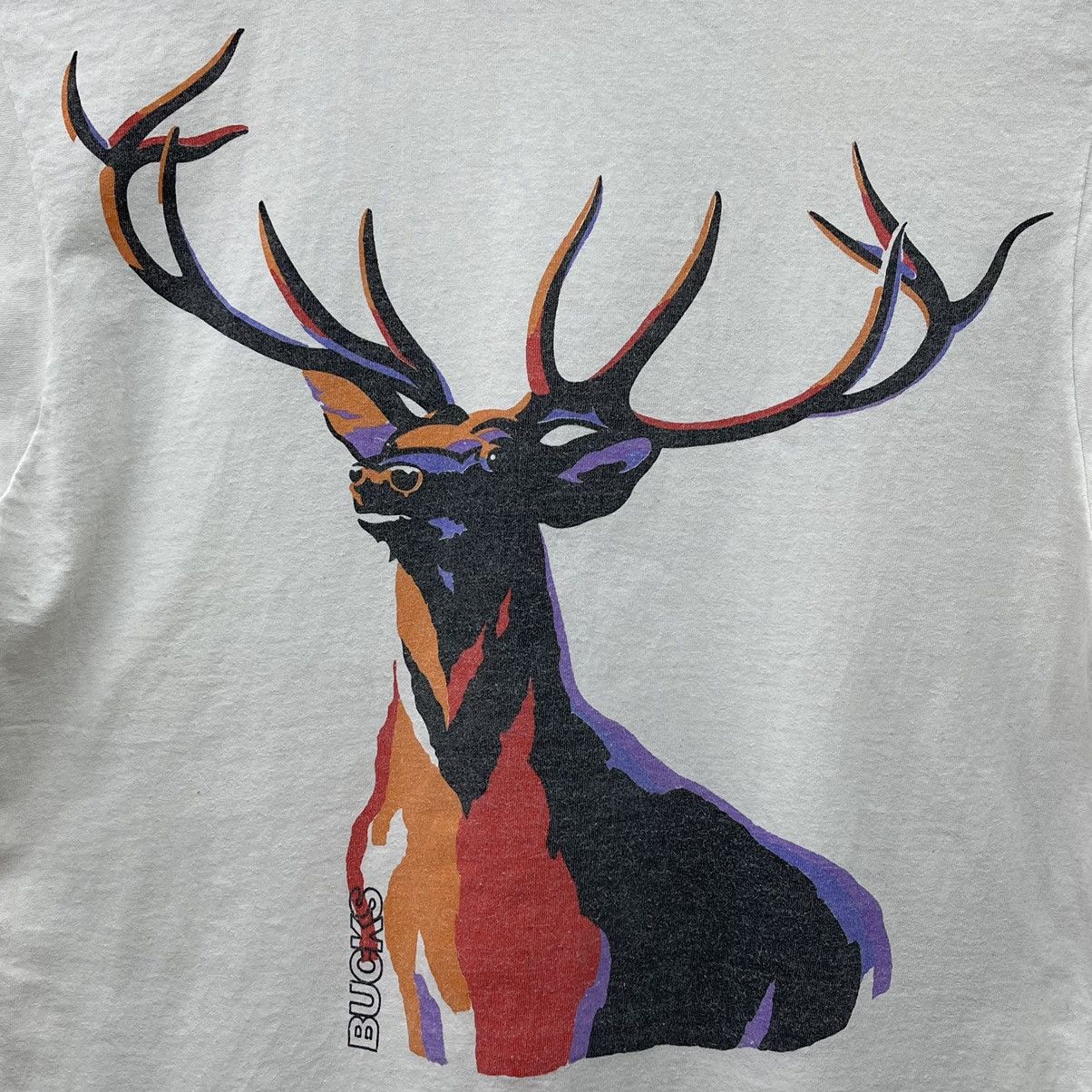 Beauty Beast × Vintage Vintage 90s The Almighty Buck T Shirt Tee Fruit of the Loom Size US XL / EU 56 / 4 - 2 Thumbnail