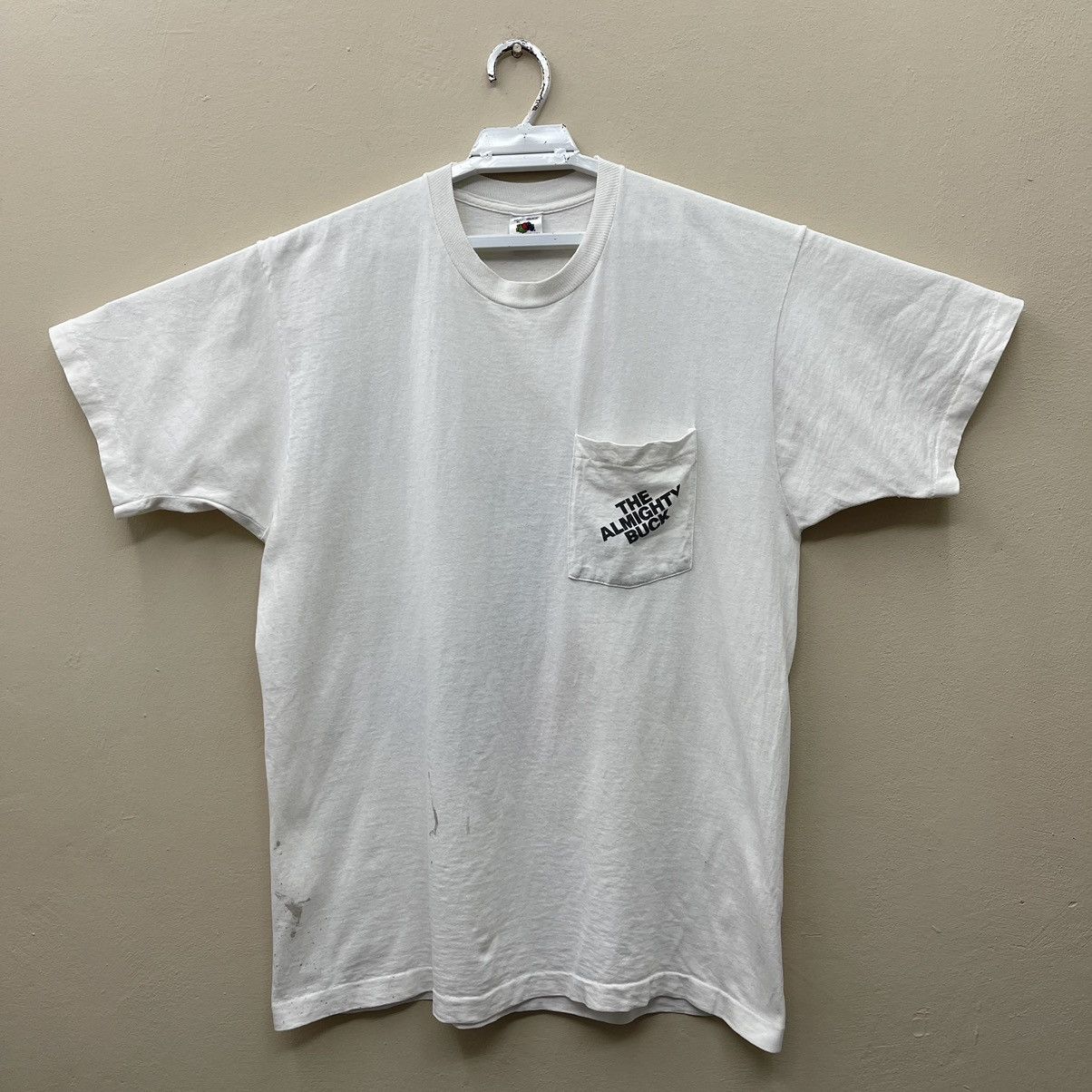 Beauty Beast × Vintage Vintage 90s The Almighty Buck T Shirt Tee Fruit of the Loom Size US XL / EU 56 / 4 - 3 Thumbnail