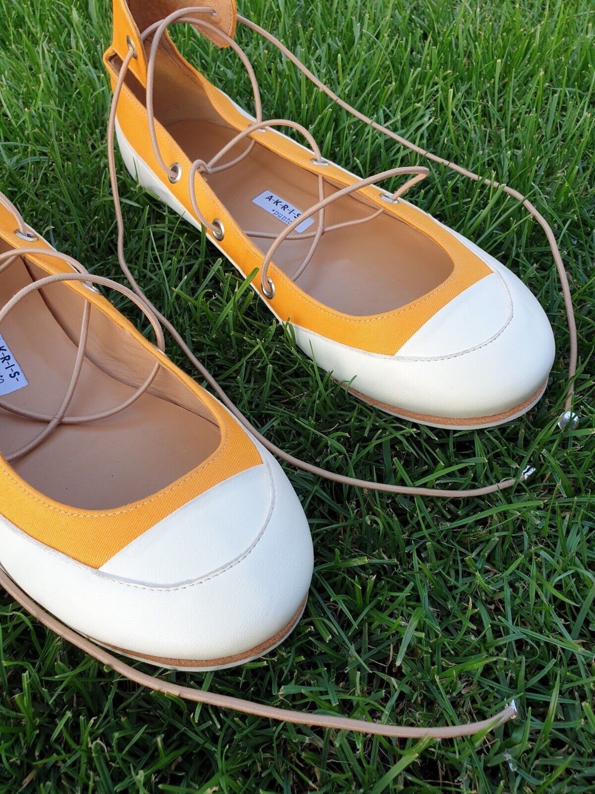 Akris AKRIS Flat Leather Shoes Size 39,5 Size US 9.5 / IT 39.5 - 3 Thumbnail