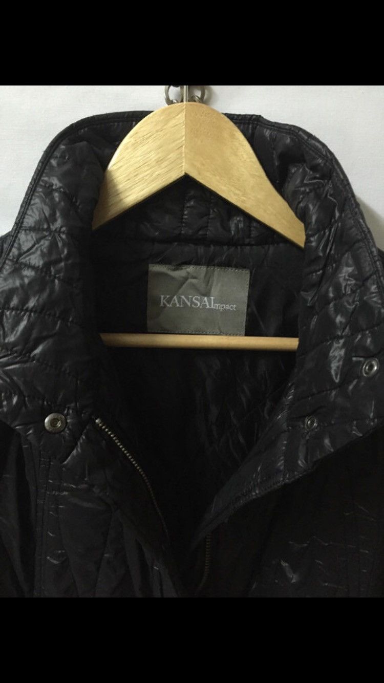 Kansai Yamamoto KANSAI YAMAMOTO Impact Button Zipper Long Trenchcoat Size US M / EU 48-50 / 2 - 2 Thumbnail