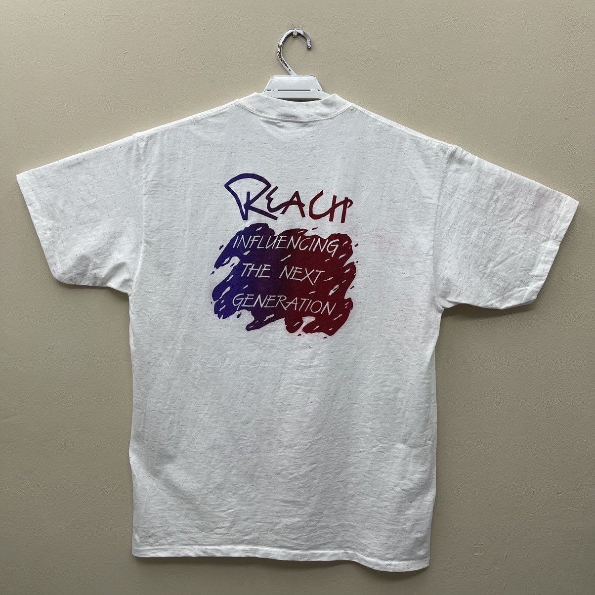 Vintage Vintage 90s Know Drugs Know Death Reach Wolding T-Shirt Size US XL / EU 56 / 4 - 1 Thumbnail