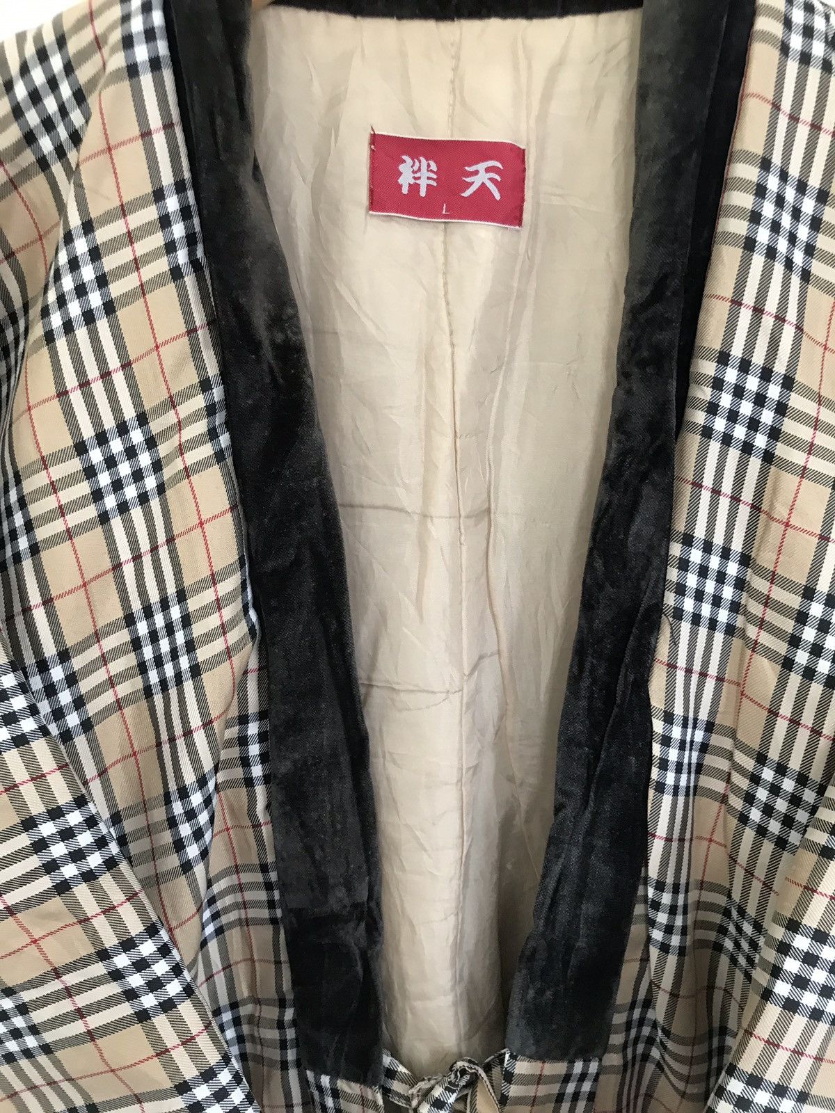 Japanese Brand × Vintage Vintage Japanese Plaid Hanten Kimono Light Quilted Jacket Size US L / EU 52-54 / 3 - 7 Thumbnail