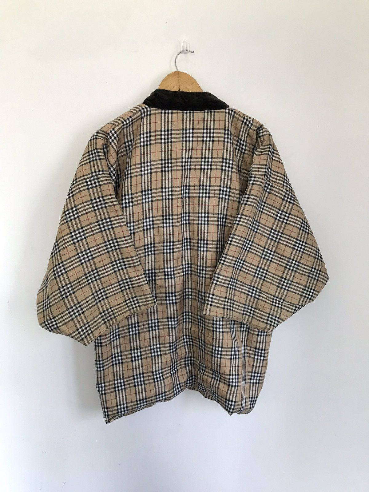 Japanese Brand × Vintage Vintage Japanese Plaid Hanten Kimono Light Quilted Jacket Size US L / EU 52-54 / 3 - 2 Thumbnail