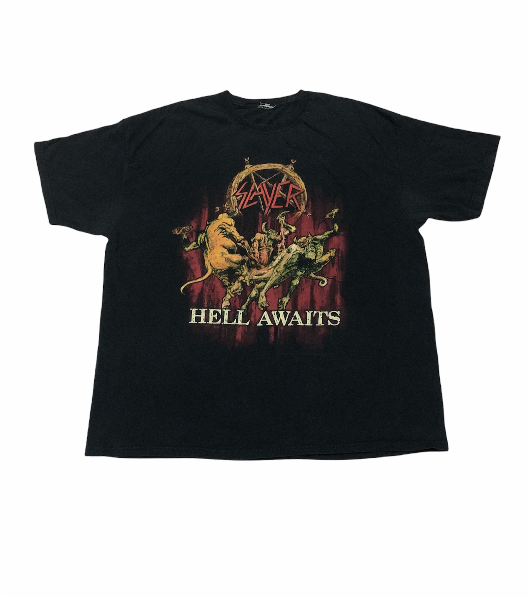 Slayer Vintage American Thrash Metal Band Slayer Tshirt Size US XL / EU 56 / 4 - 1 Thumbnail