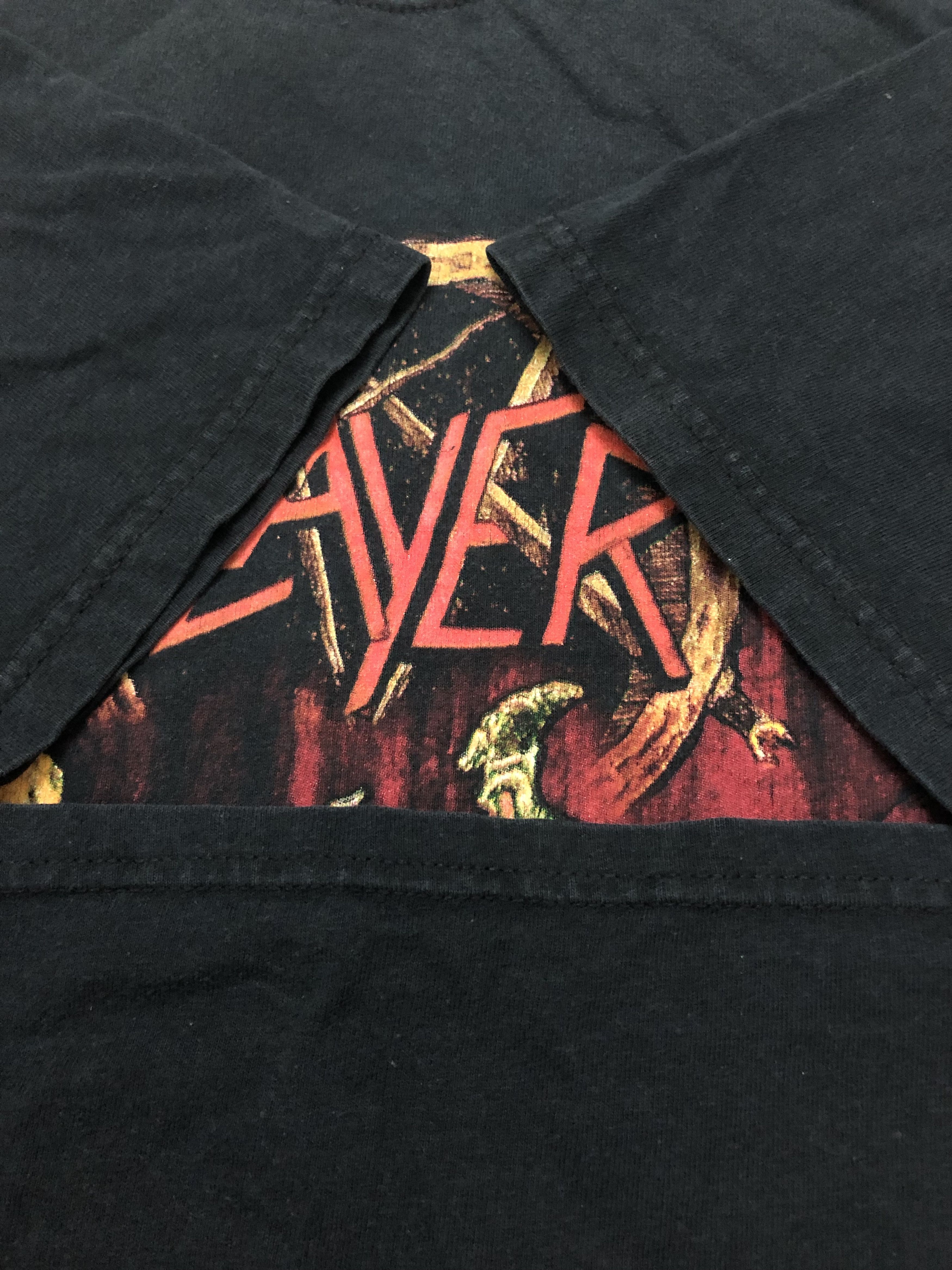 Slayer Vintage American Thrash Metal Band Slayer Tshirt Size US XL / EU 56 / 4 - 5 Thumbnail