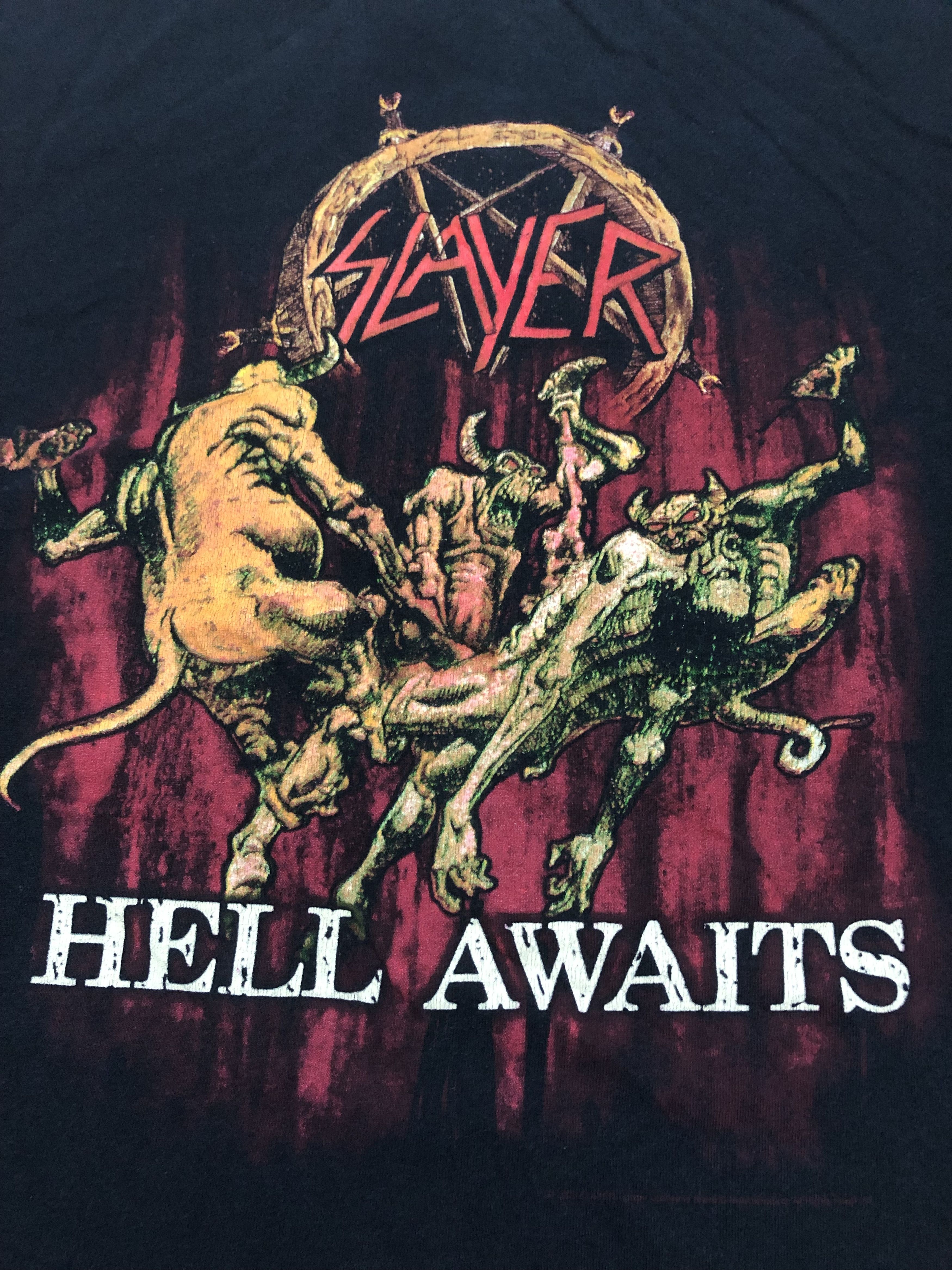 Slayer Vintage American Thrash Metal Band Slayer Tshirt Size US XL / EU 56 / 4 - 2 Thumbnail
