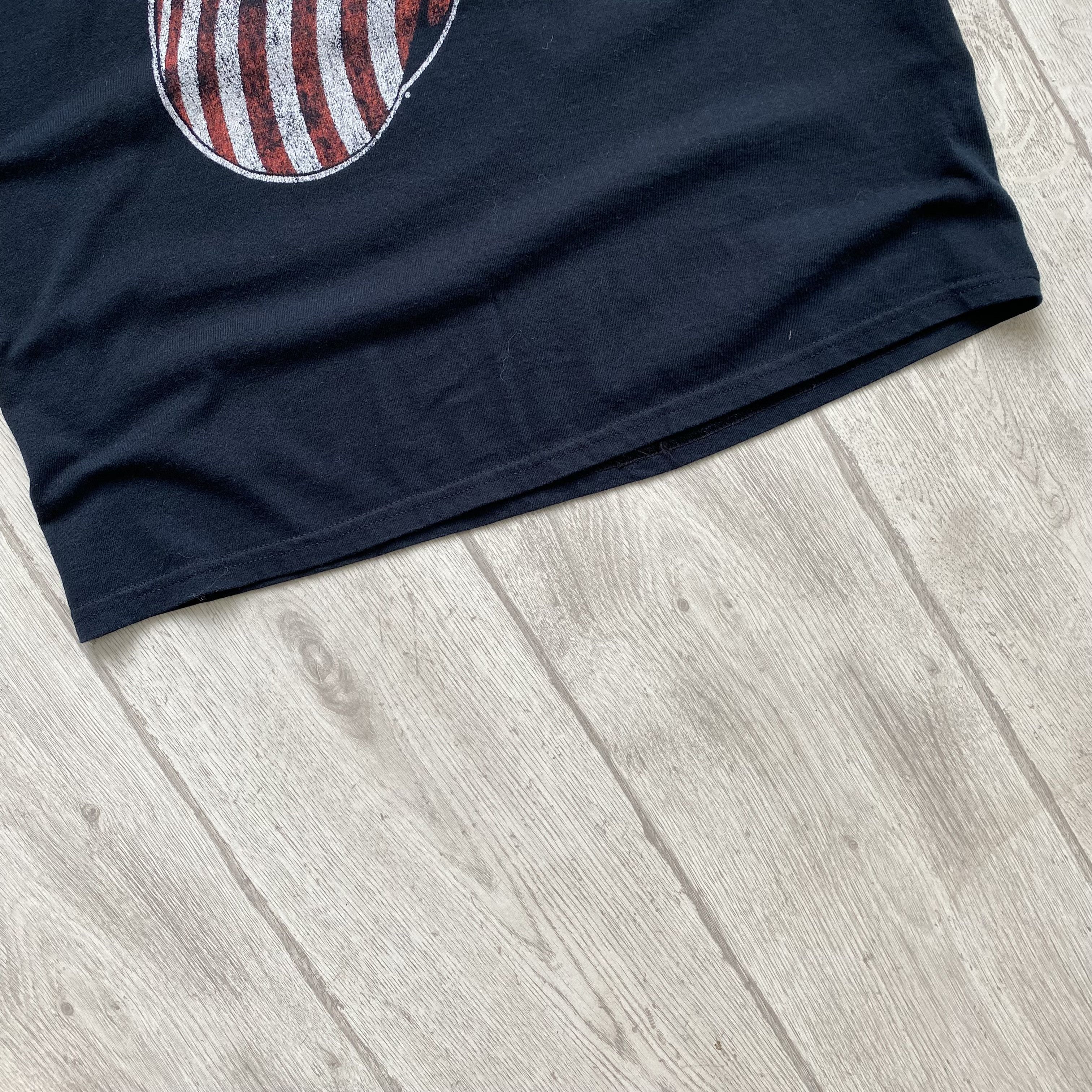 The Rolling Stones ☆US Tour 1976 Rollig Stones Black Tee Shirt 2009 Size US M / EU 48-50 / 2 - 3 Thumbnail