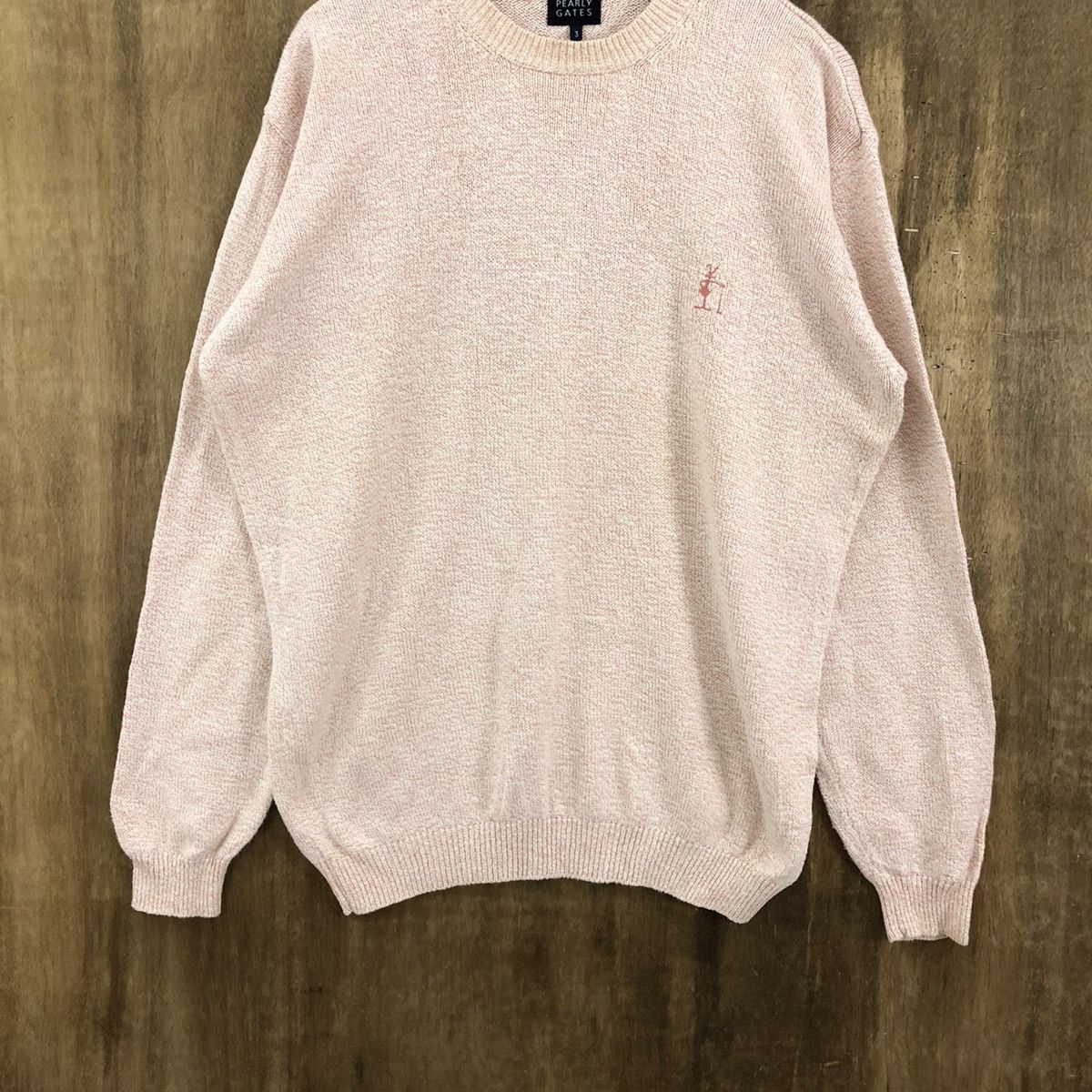 Aran Isles Knitwear Pearly Gates Pink Knitwear vintage #6340 Size US L / EU 52-54 / 3 - 3 Thumbnail