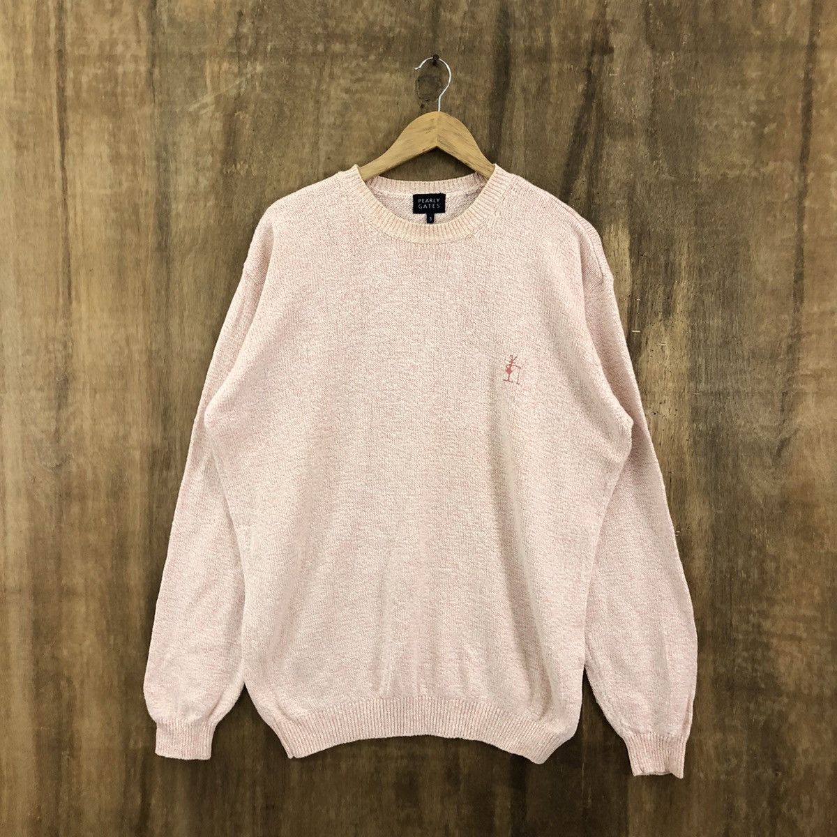 Aran Isles Knitwear Pearly Gates Pink Knitwear vintage #6340 Size US L / EU 52-54 / 3 - 1 Thumbnail