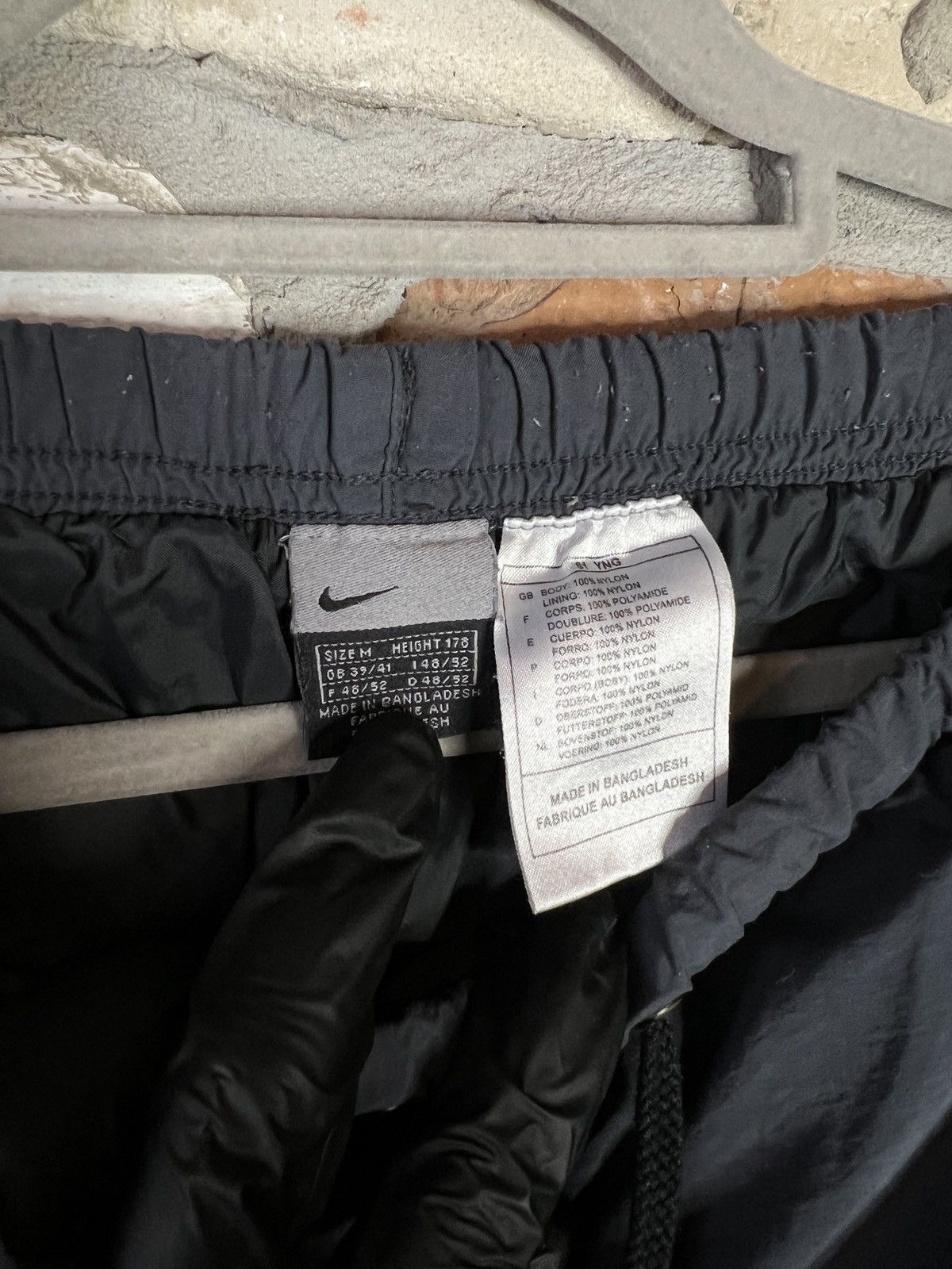 Nike Vintage Y2K Nike Nylon Drill Track Pants Gray Size US 32 / EU 48 - 3 Thumbnail