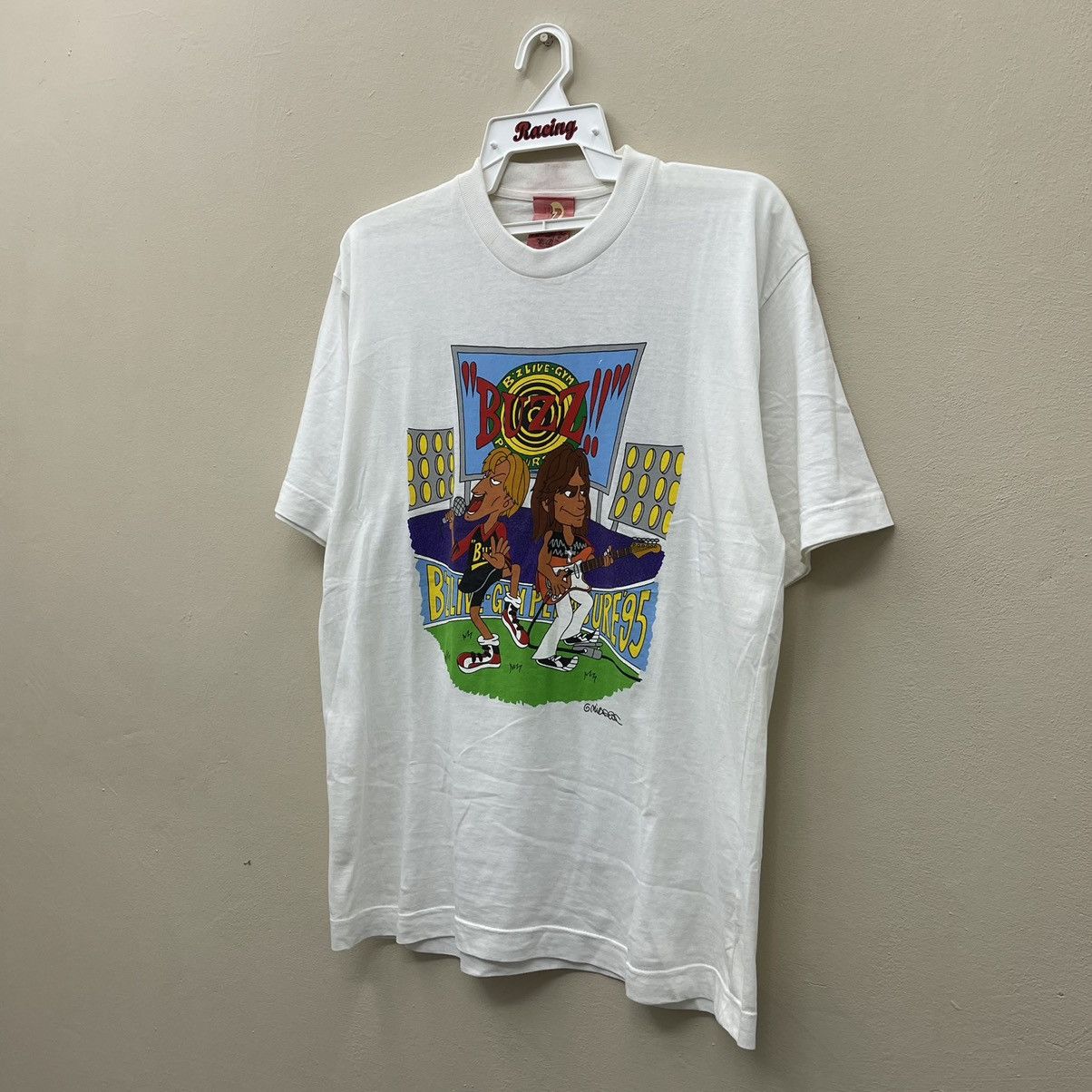 Band Tees Vintage Rock Band 90s B'z Live Gym Pleasure 95 Buzz Tour Size US L / EU 52-54 / 3 - 6 Thumbnail