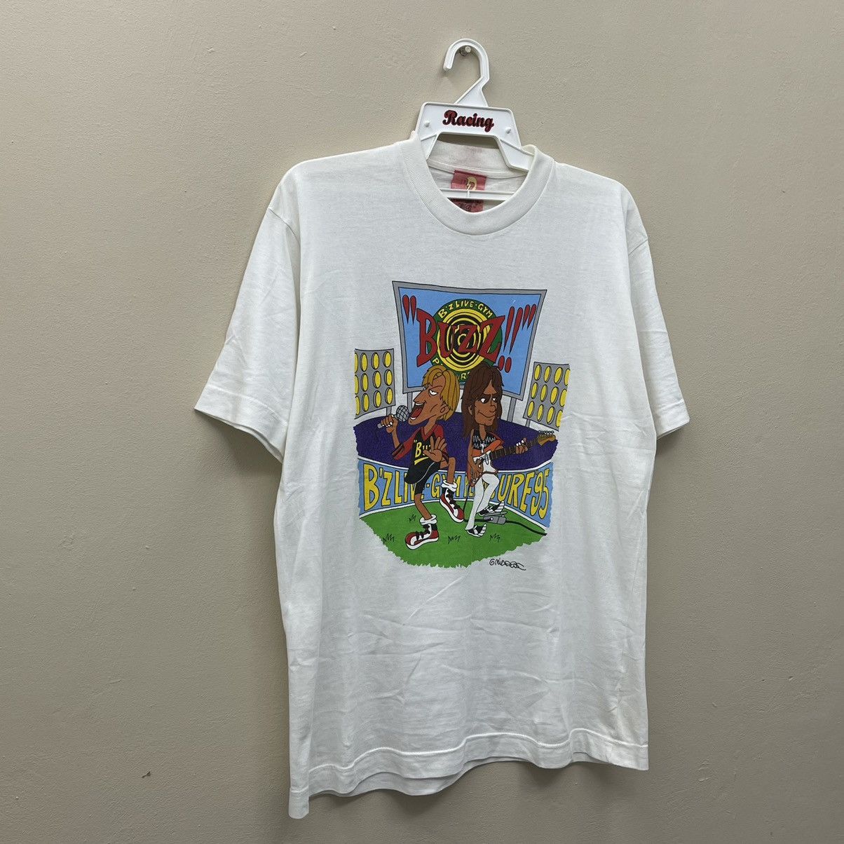 Band Tees Vintage Rock Band 90s B'z Live Gym Pleasure 95 Buzz Tour Size US L / EU 52-54 / 3 - 4 Thumbnail