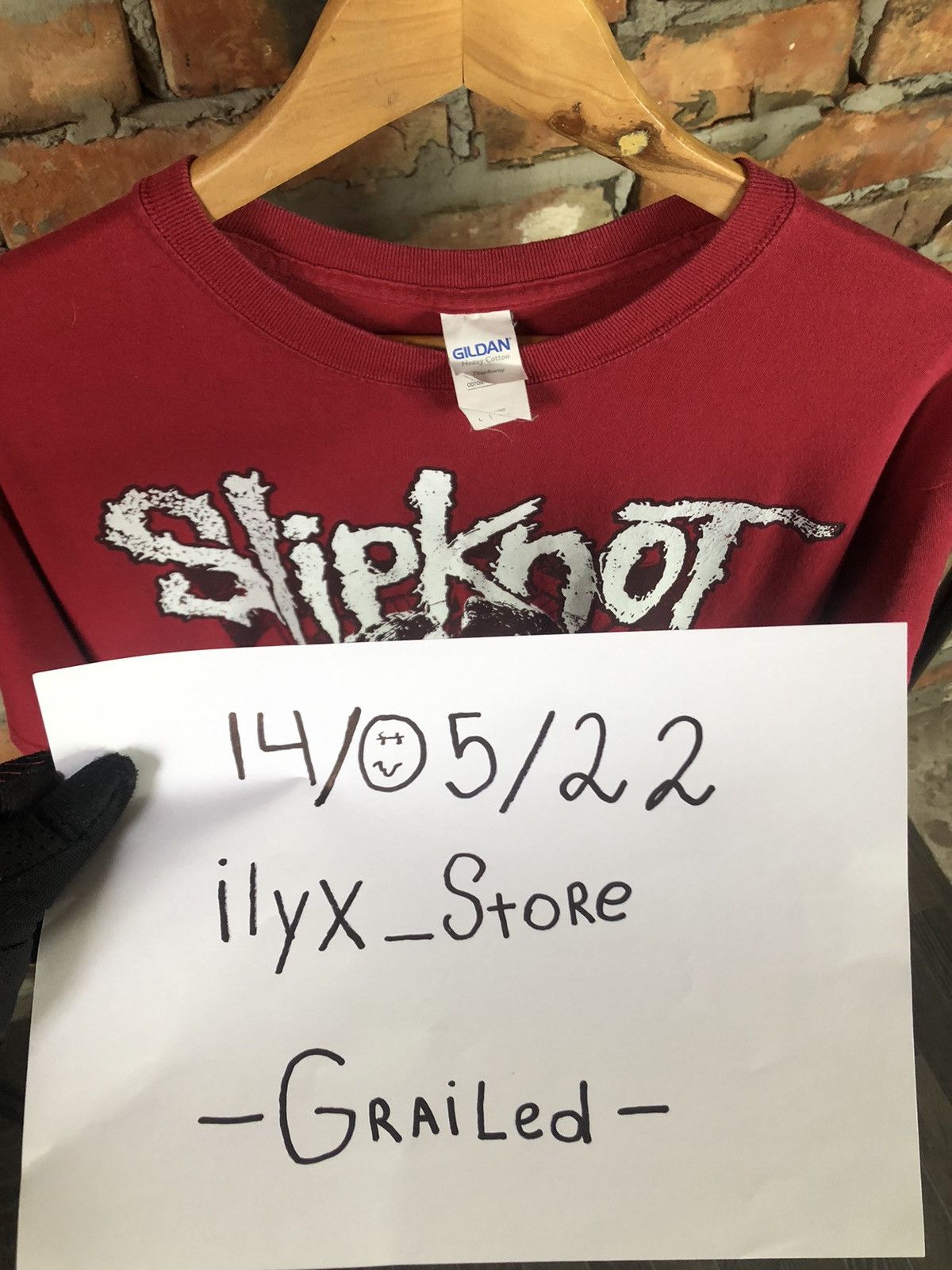 Band Tees × Slipknot Vintage Slipknot 2017 T-Shirt Devil Goat Big Size US L / EU 52-54 / 3 - 5 Thumbnail