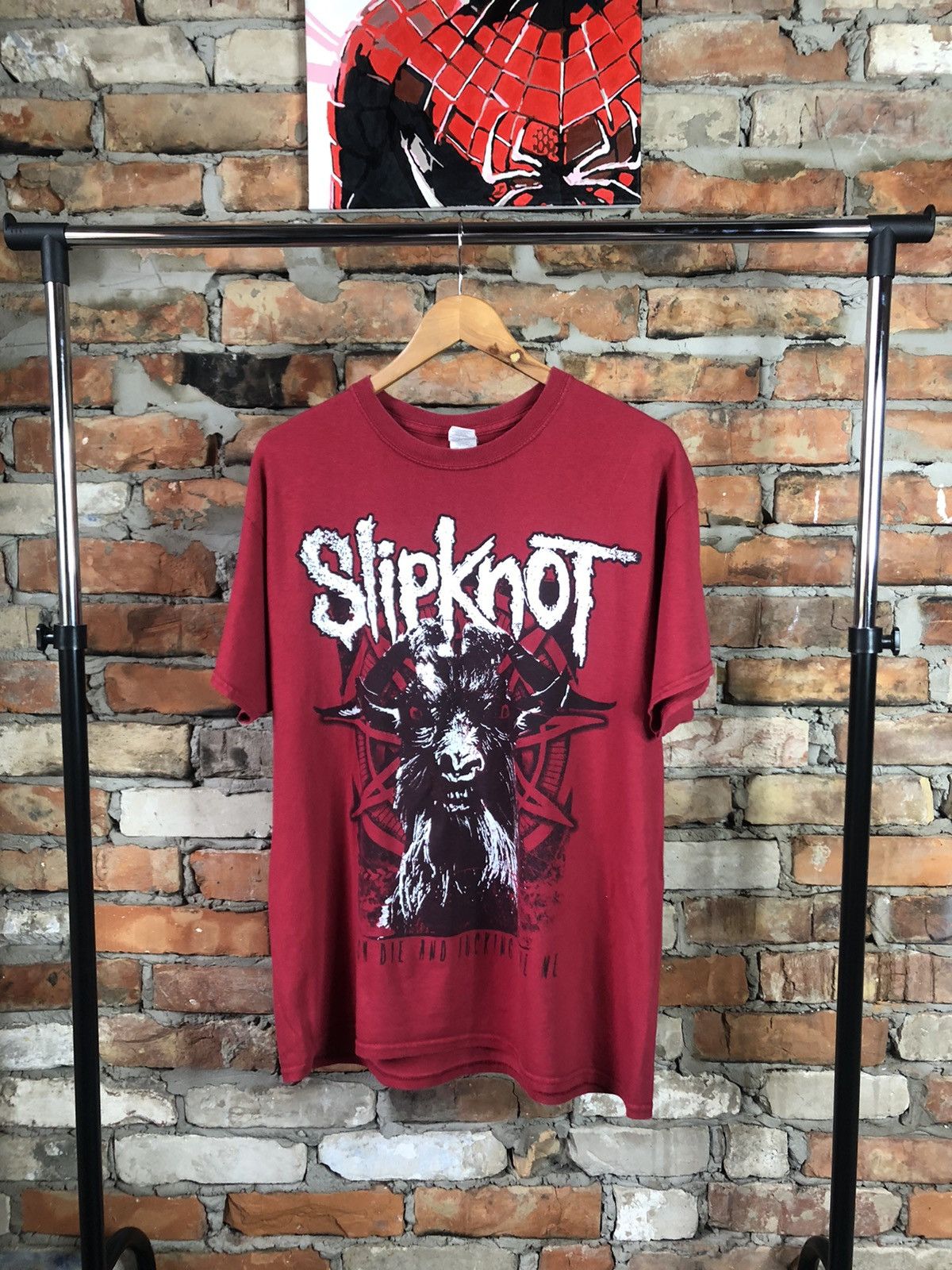 Band Tees × Slipknot Vintage Slipknot 2017 T-Shirt Devil Goat Big Size US L / EU 52-54 / 3 - 1 Thumbnail