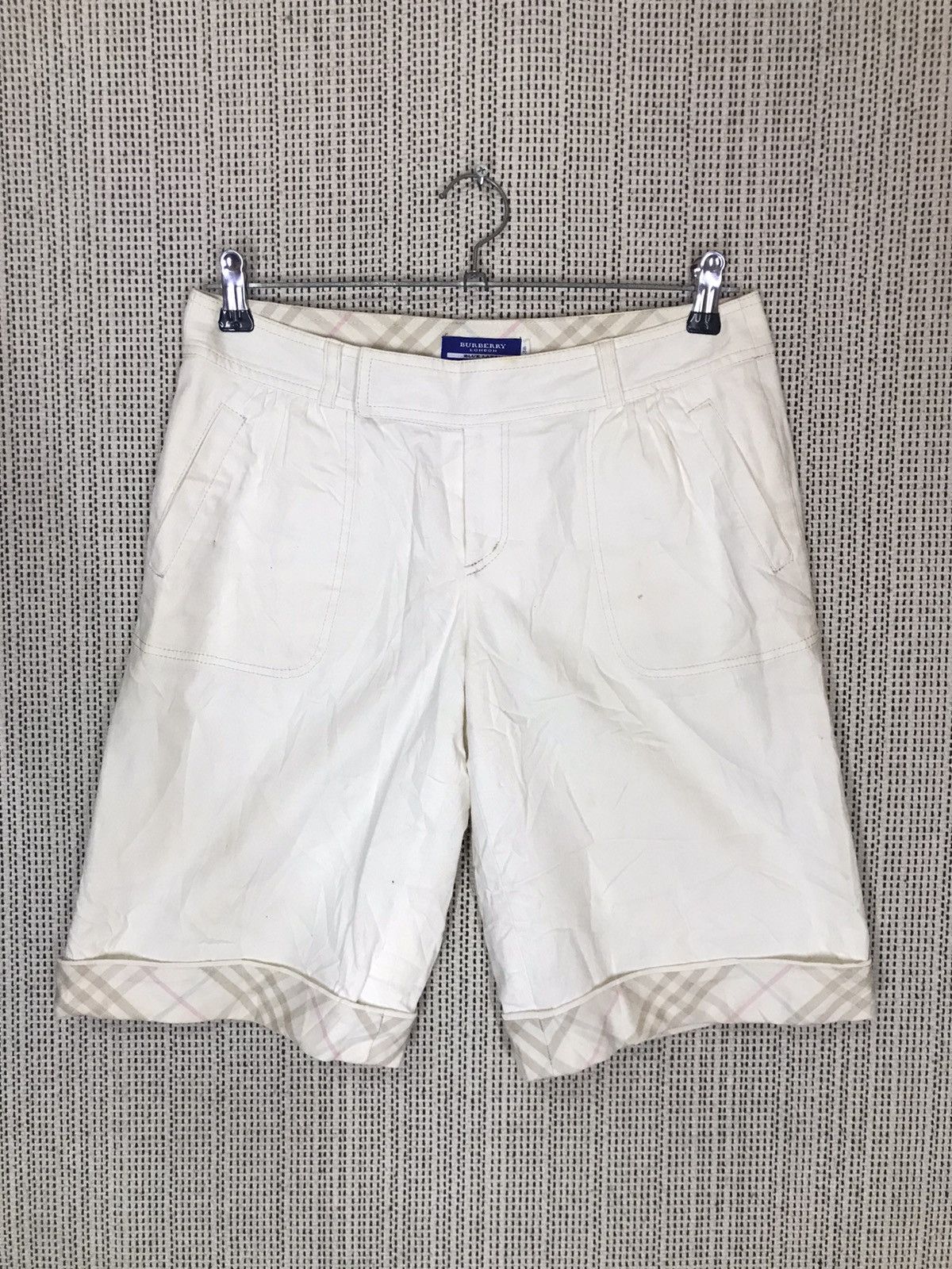 Burberry × Burberry Prorsum × Vintage ‼️BURBERRY BLUE LABEL SHORTPANT NOVA CHECK Size US 30 / EU 46 - 1 Thumbnail