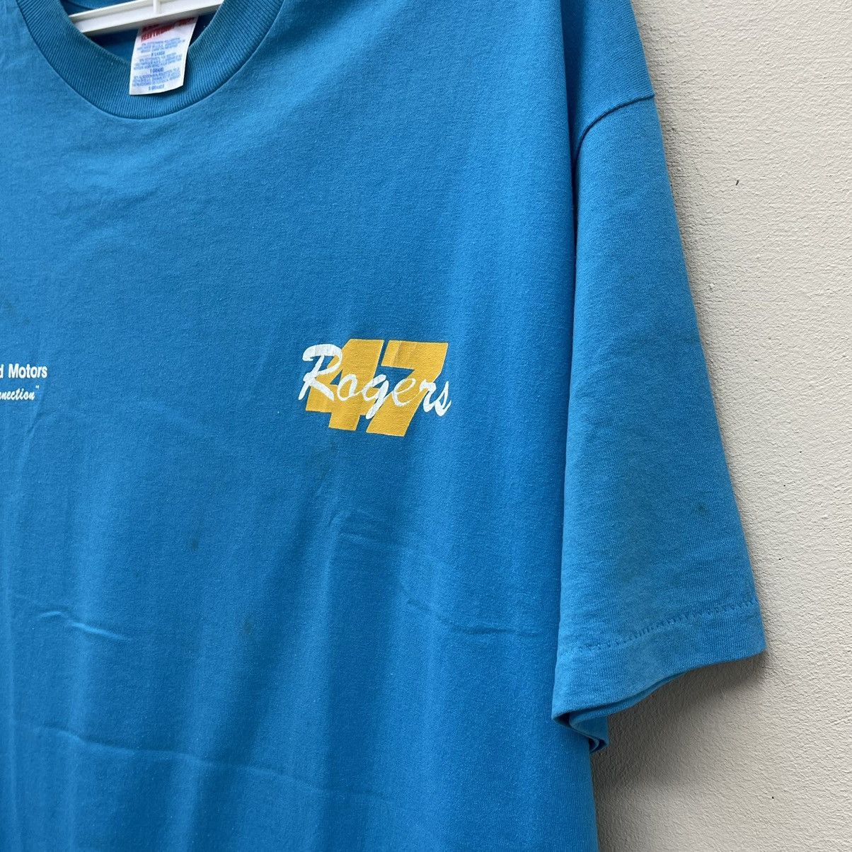 NASCAR Vintage 90s ROGERS AUTO BODY T-Shirt Size US XL / EU 56 / 4 - 2 Thumbnail