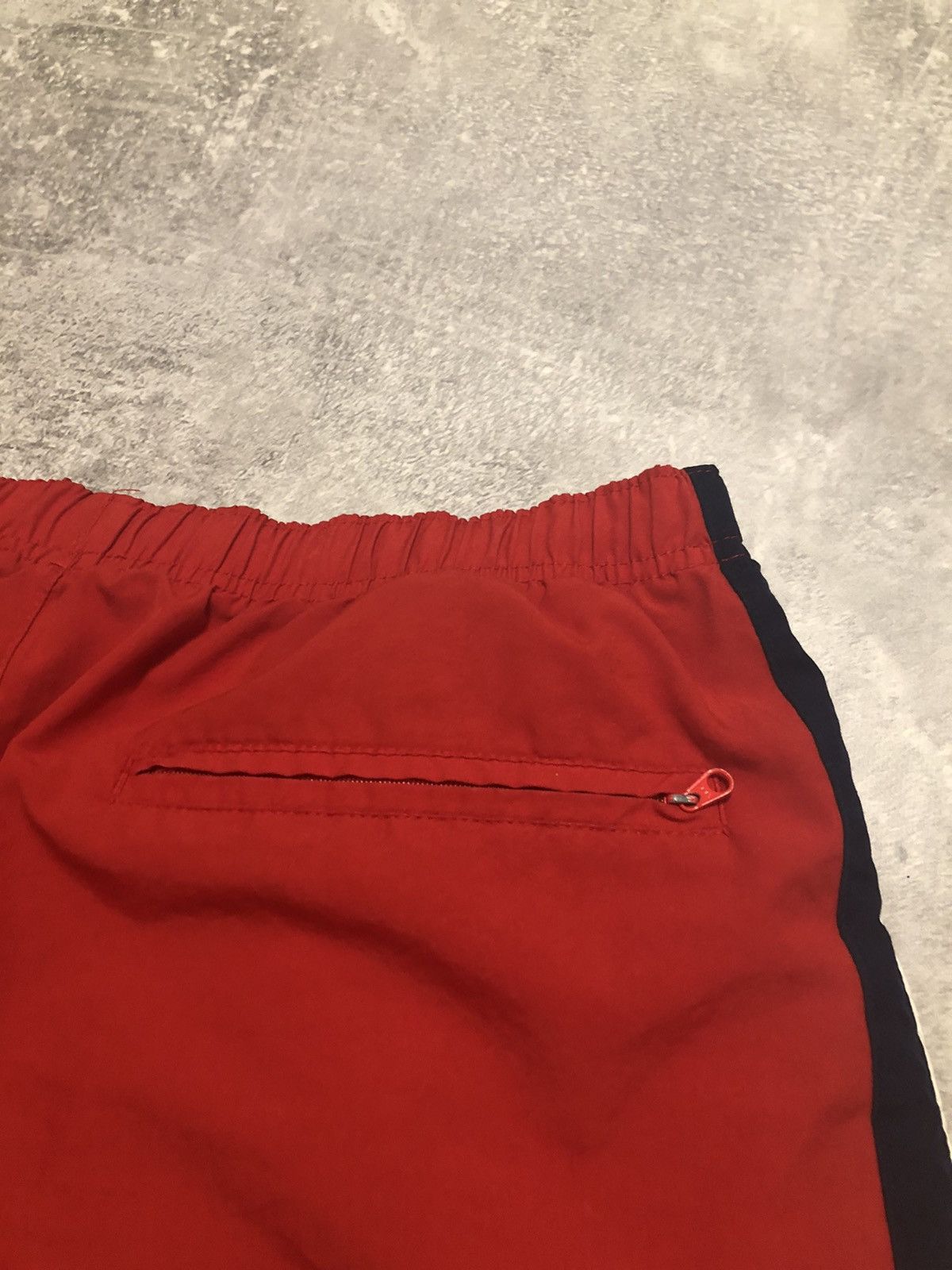 Nike × Vintage Vintage Nike Shorts Red Swoosh Logo Y2K Size US 32 / EU 48 - 10 Thumbnail