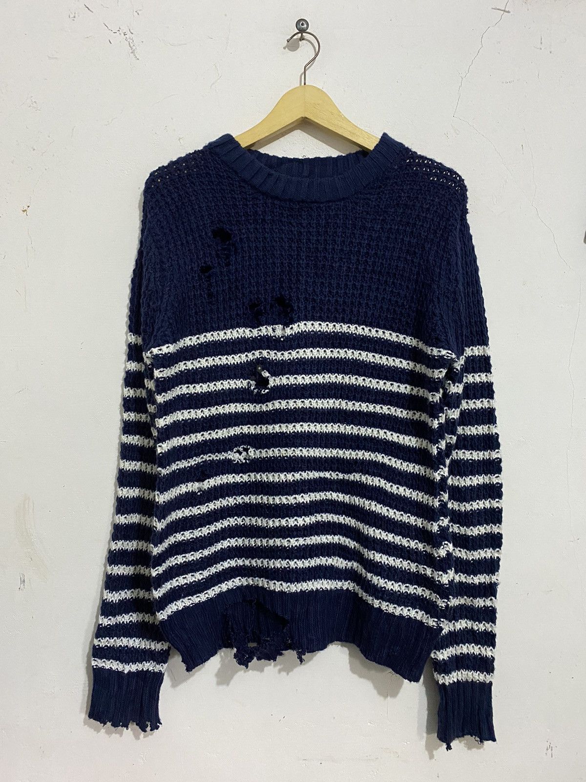 If Six Was Nine 💸BINDNGOFFER💸Hvc-Knitted Stripe Ifsixwasnine lgb destroyed Size US L / EU 52-54 / 3 - 1 Thumbnail