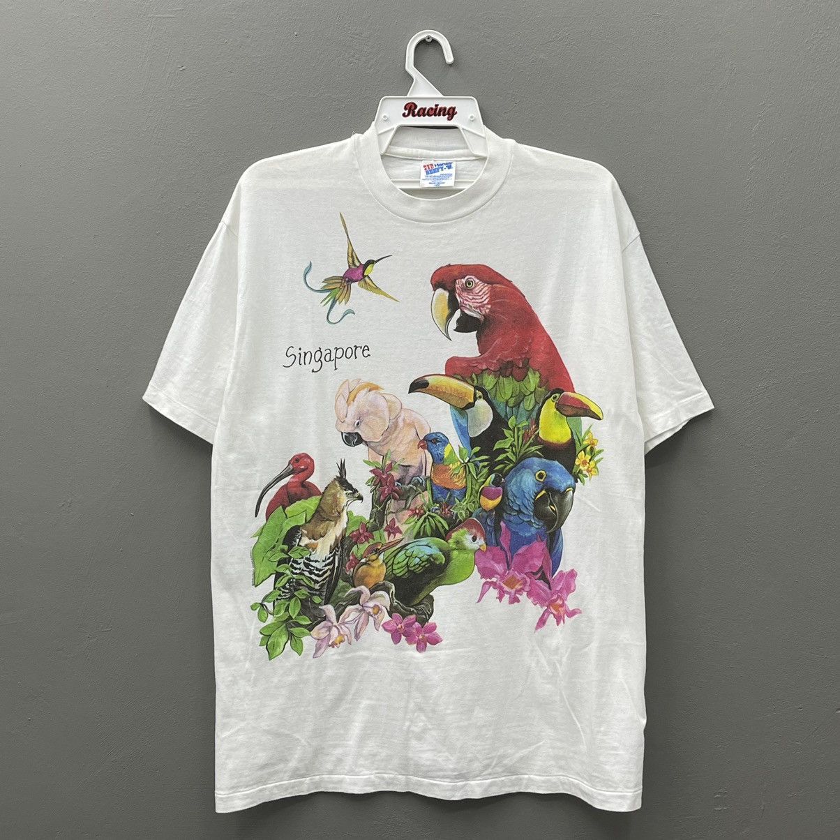 Habitat Vintage 90sT-Shirt Animal Tee Art Design Habitat Size US L / EU 52-54 / 3 - 1 Thumbnail
