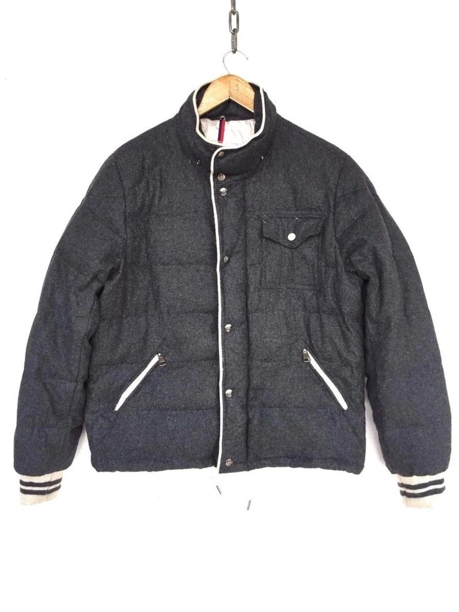 image of Manhattan Portage x Vintage Manhattan Transfer Puffer Down Jacket in Grey, Men's (Size Large)