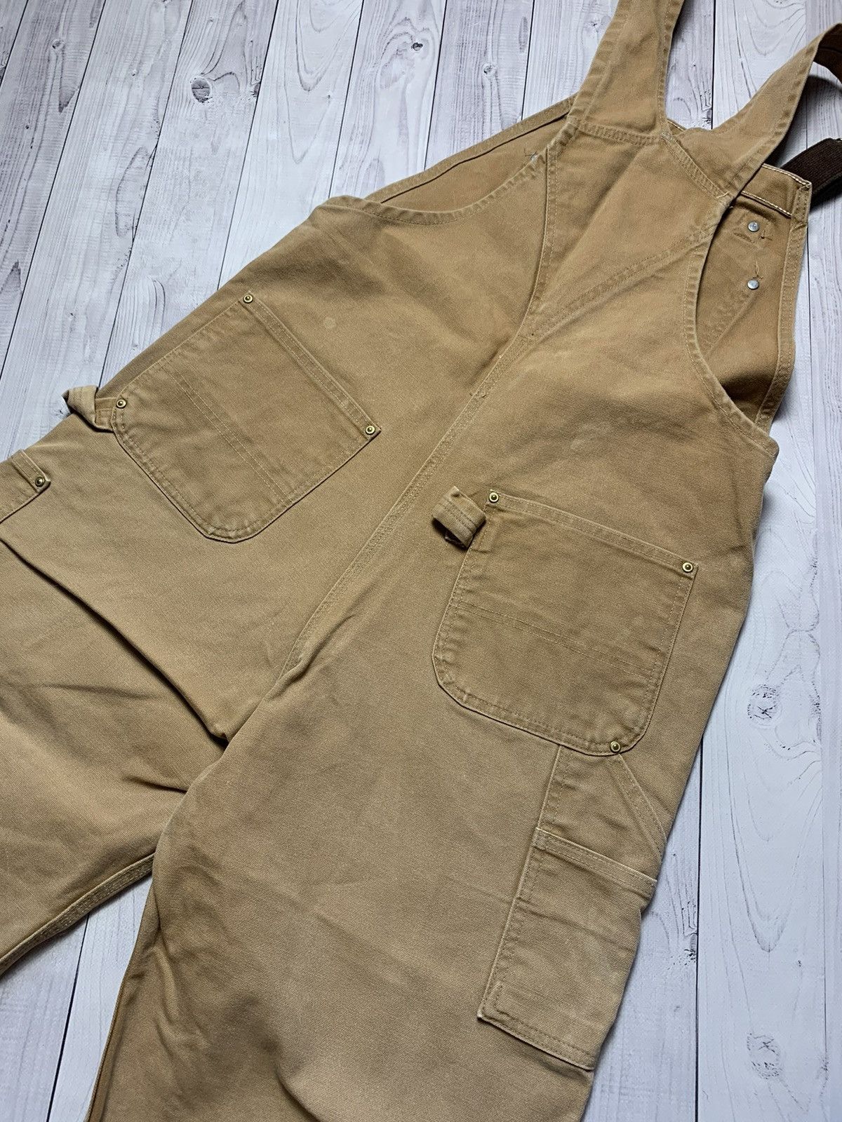Carhartt × Carhartt Wip × Vintage Vintage Carhartt Wip overalls denim USA rare work wear Size US 36 / EU 52 - 9 Thumbnail