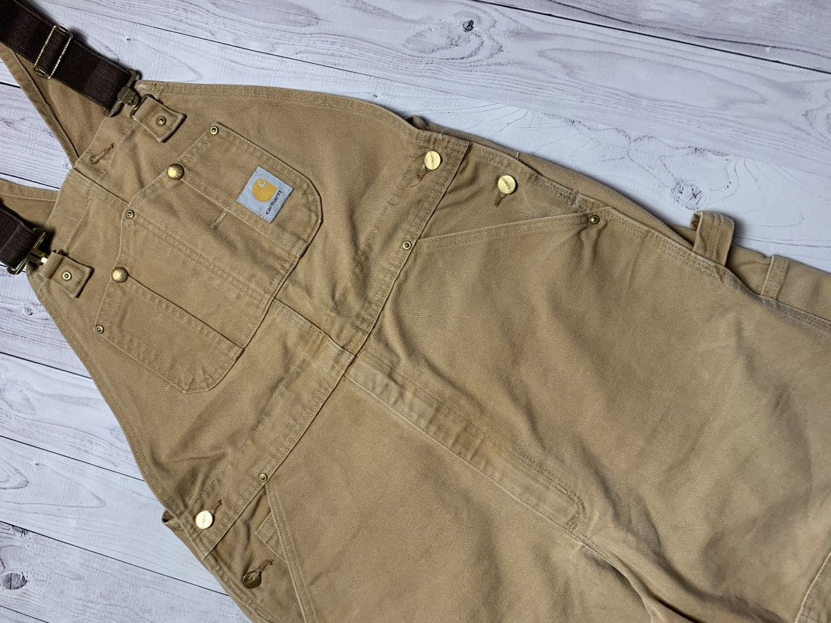 Carhartt × Carhartt Wip × Vintage Vintage Carhartt Wip overalls denim USA rare work wear Size US 36 / EU 52 - 7 Thumbnail