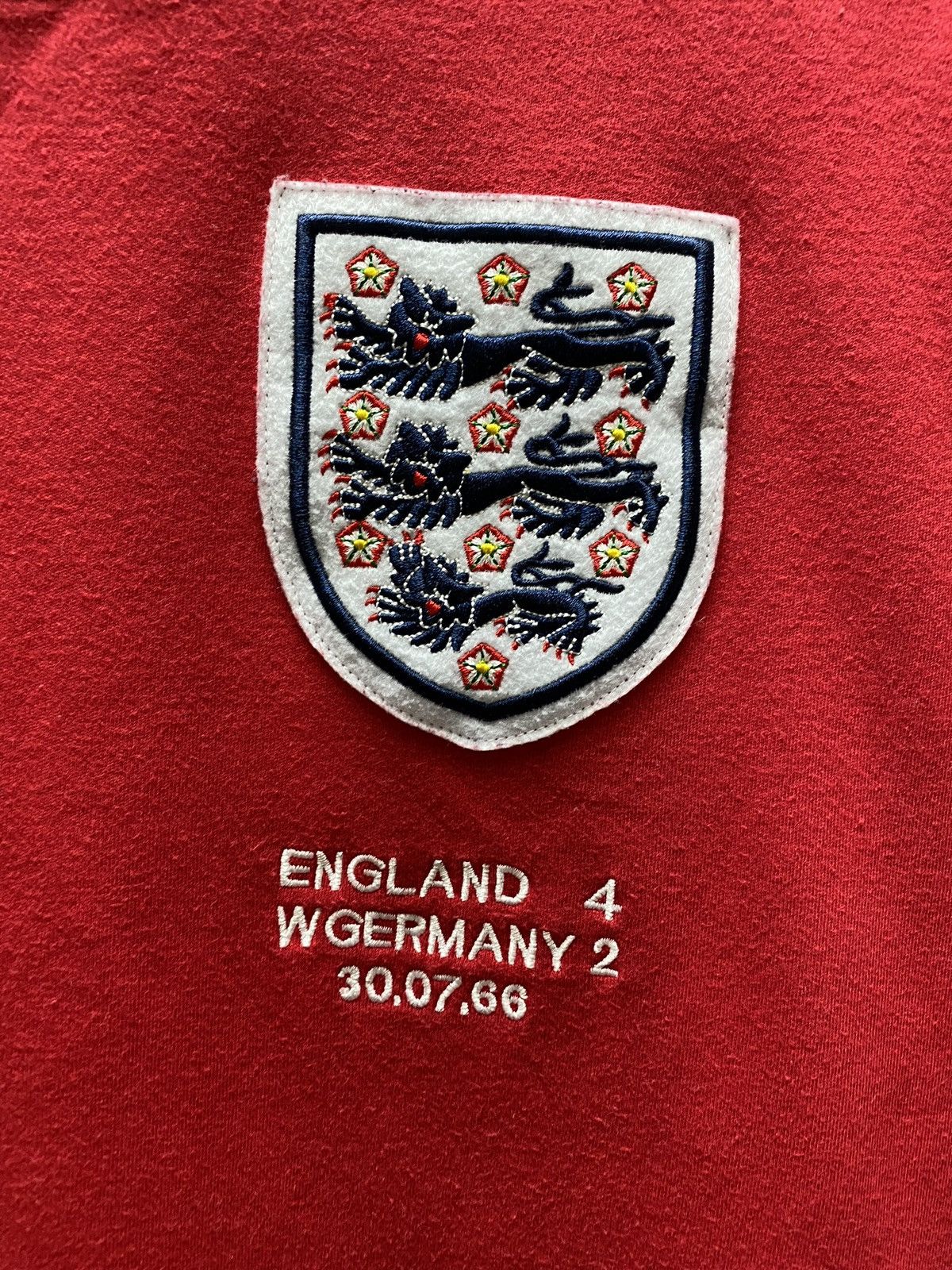 Umbro Umbro England vs Germany World Cup Winner 1966 Soccer Jersey Size US XXL / EU 58 / 5 - 5 Thumbnail