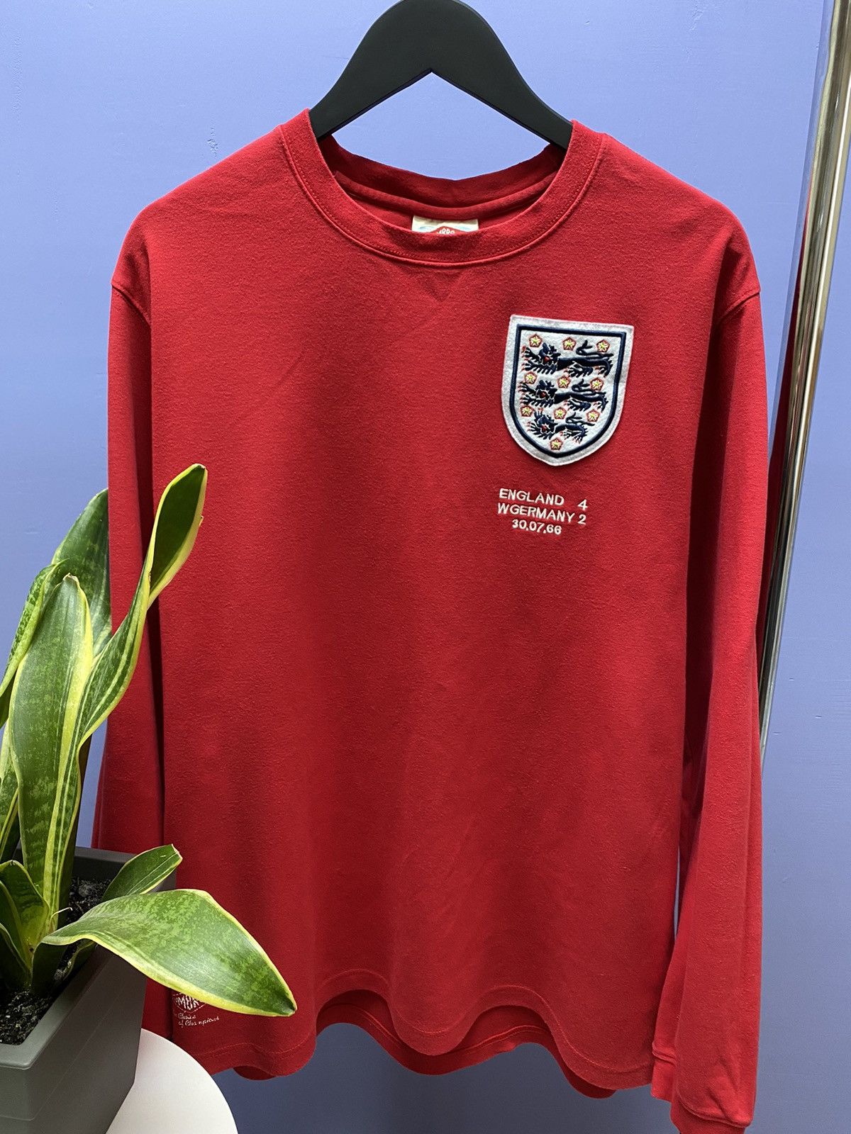 Umbro Umbro England vs Germany World Cup Winner 1966 Soccer Jersey Size US XXL / EU 58 / 5 - 3 Thumbnail