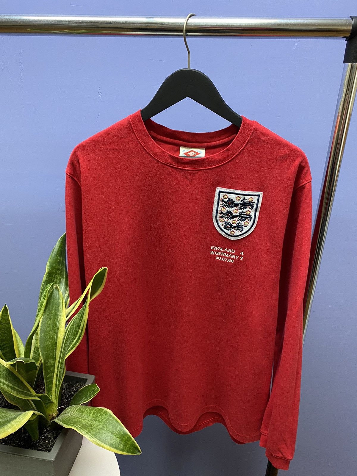 Umbro Umbro England vs Germany World Cup Winner 1966 Soccer Jersey Size US XXL / EU 58 / 5 - 19 Thumbnail