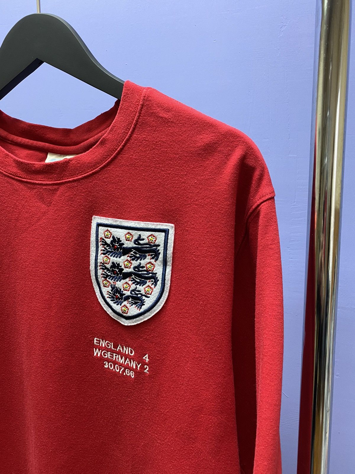 Umbro Umbro England vs Germany World Cup Winner 1966 Soccer Jersey Size US XXL / EU 58 / 5 - 4 Thumbnail