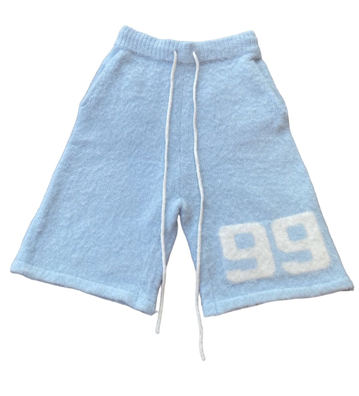 Mohair Flare Pants Baby Blue – BRAINWASHED