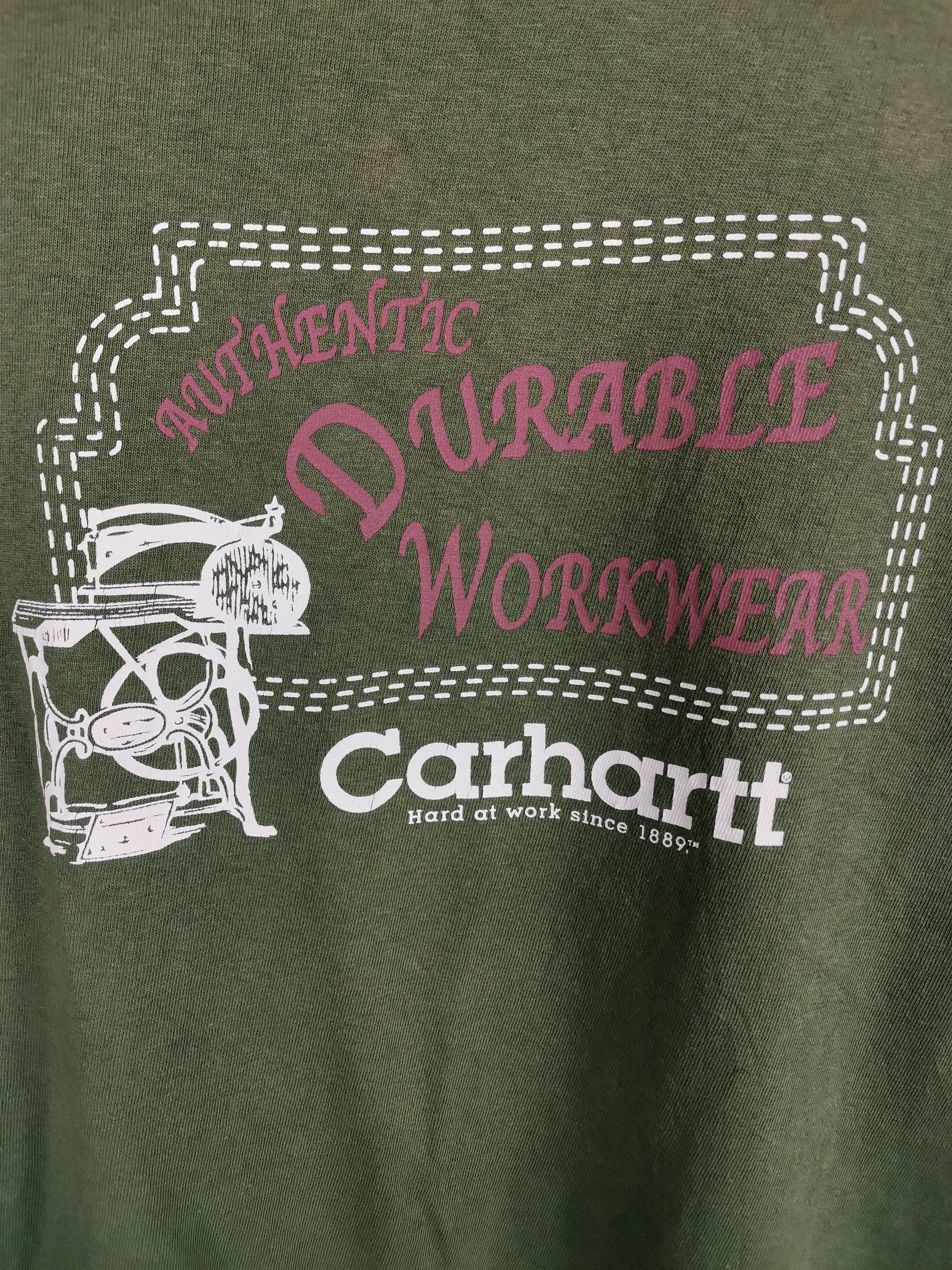 Carhartt Vintage Trashed Carhartt Long Sleeve Sun Faded Size US M / EU 48-50 / 2 - 2 Thumbnail