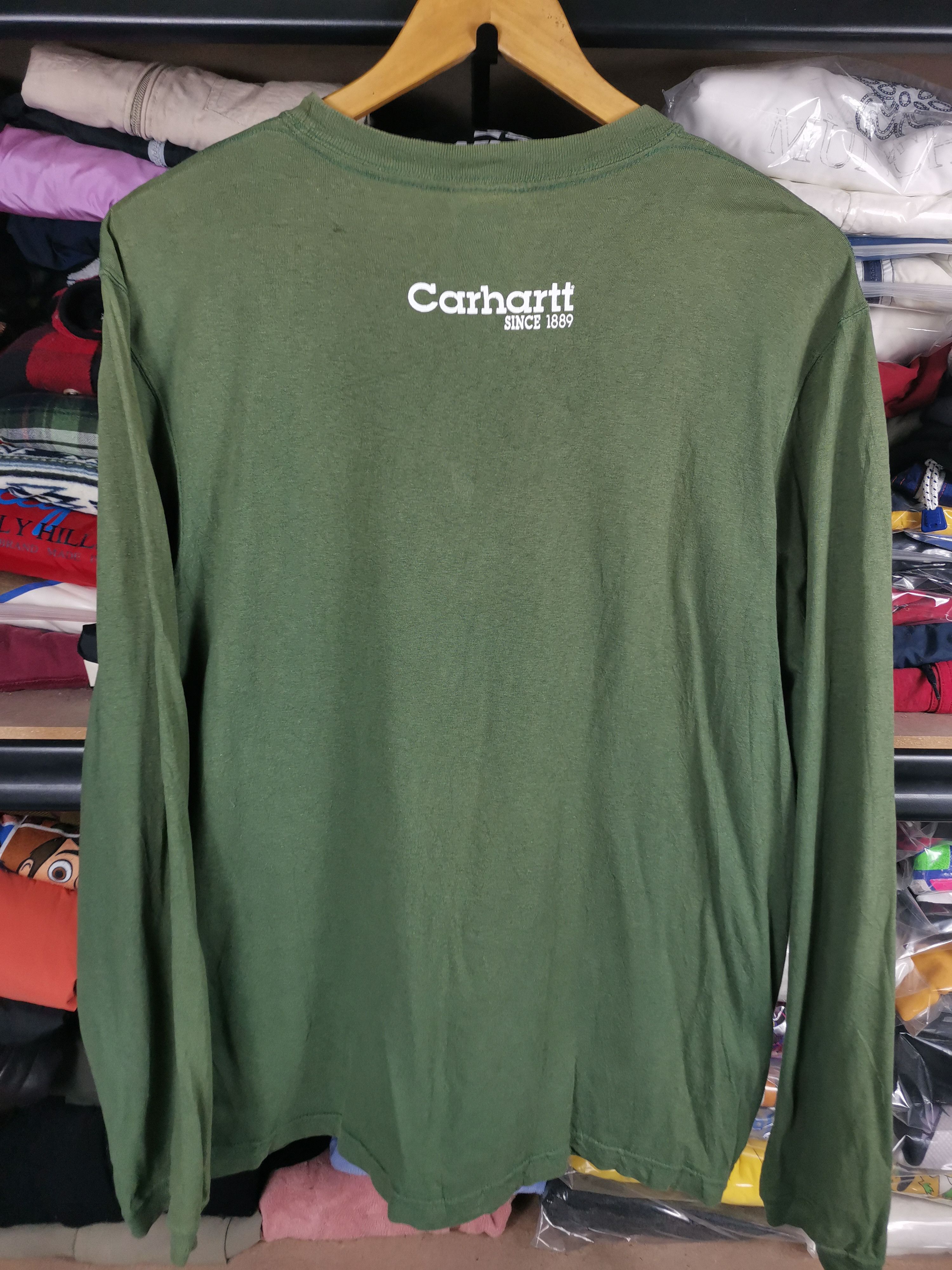 Carhartt Vintage Trashed Carhartt Long Sleeve Sun Faded Size US M / EU 48-50 / 2 - 3 Thumbnail