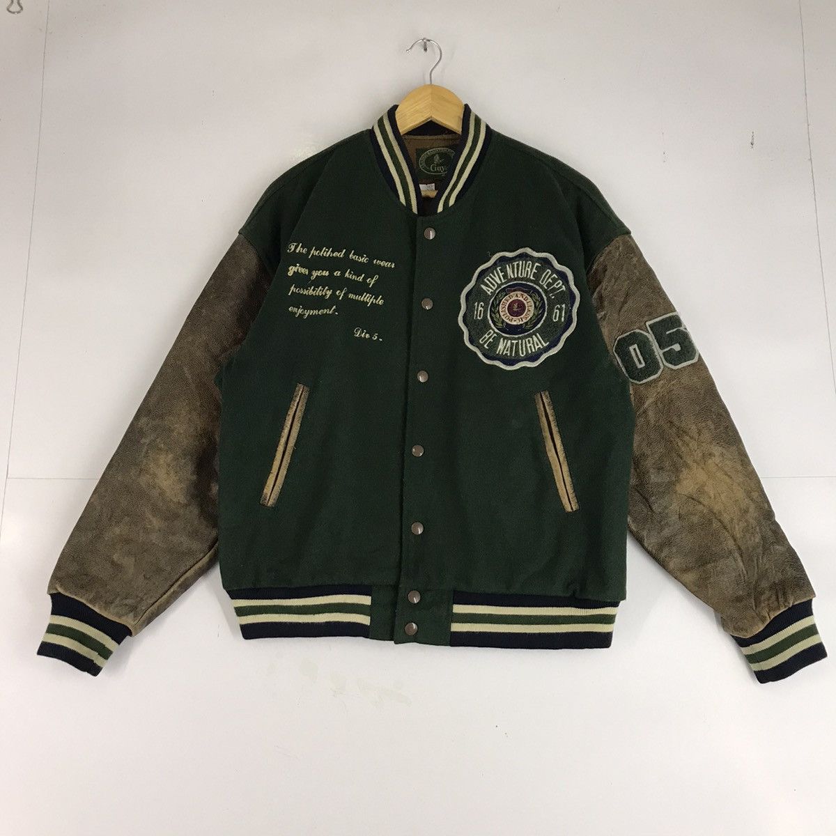 Vintage Classic Contemporary Embroidery Cricketers Varsity Jacket Size US M / EU 48-50 / 2 - 2 Thumbnail