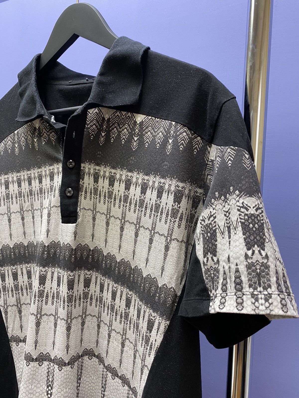 Just Cavalli Just Cavali Ghothic Style Polo T Shirt Size US L / EU 52-54 / 3 - 8 Thumbnail