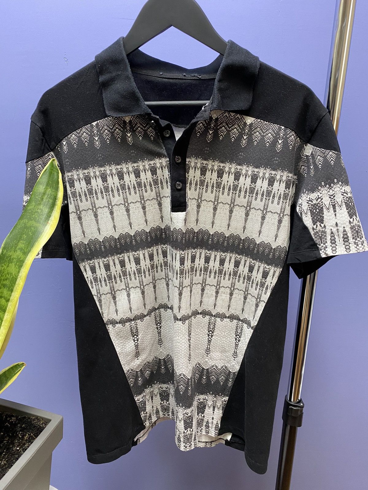 Just Cavalli Just Cavali Ghothic Style Polo T Shirt Size US L / EU 52-54 / 3 - 5 Thumbnail