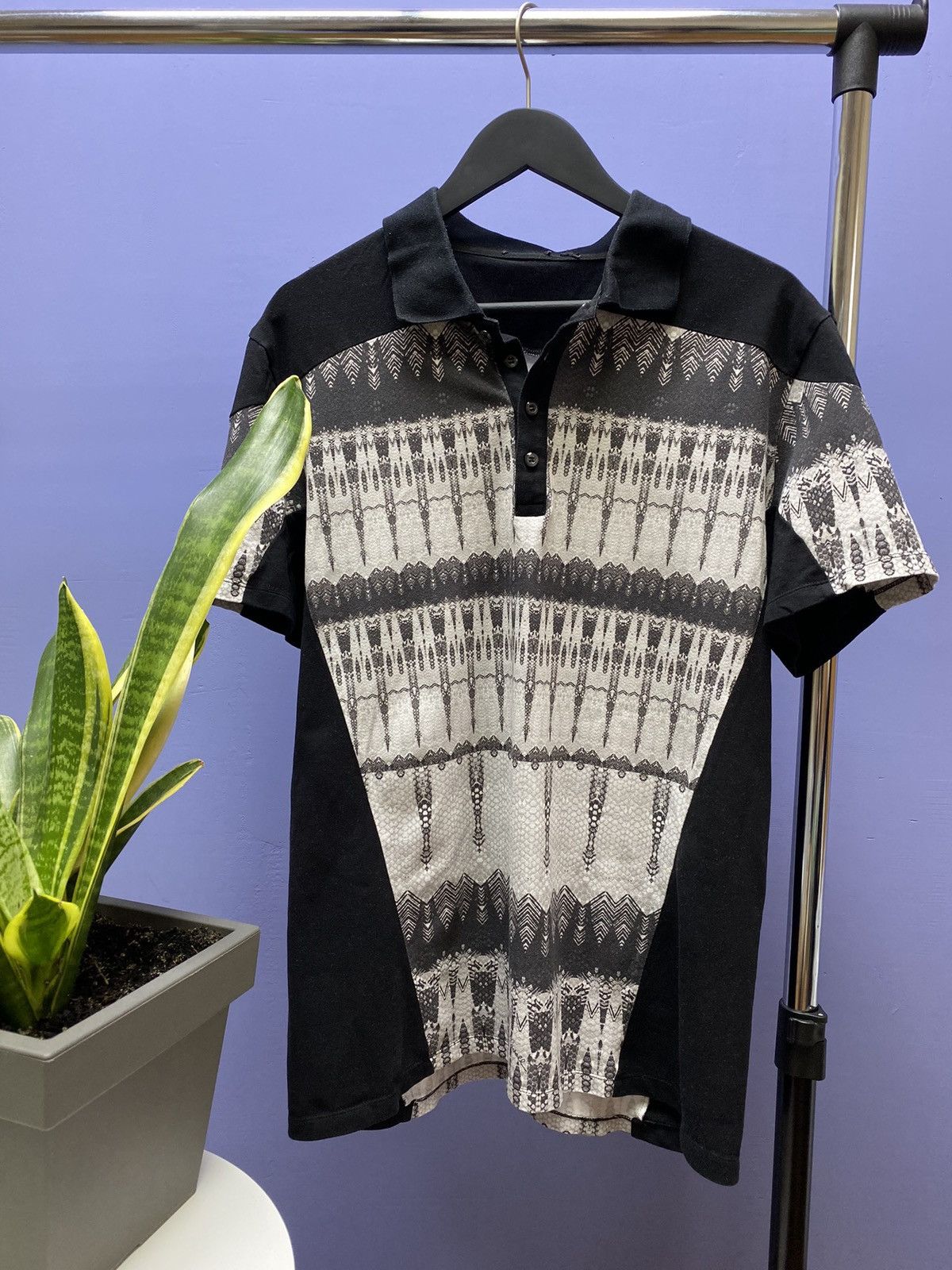 Just Cavalli Just Cavali Ghothic Style Polo T Shirt Size US L / EU 52-54 / 3 - 1 Thumbnail
