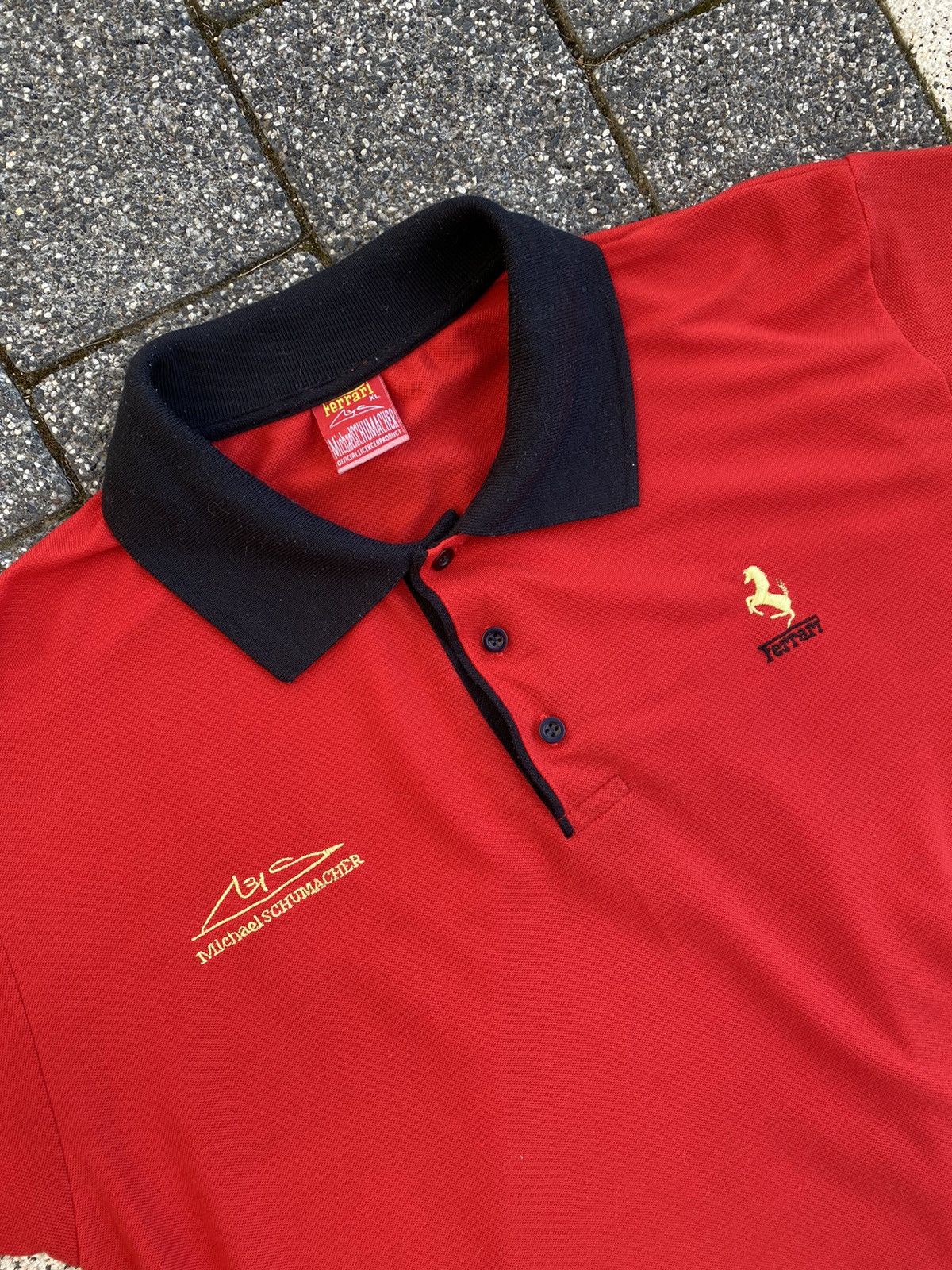 Ferrari Michael Schumacher Ferrari vintage 1999 polo Size US XL / EU 56 / 4 - 3 Thumbnail