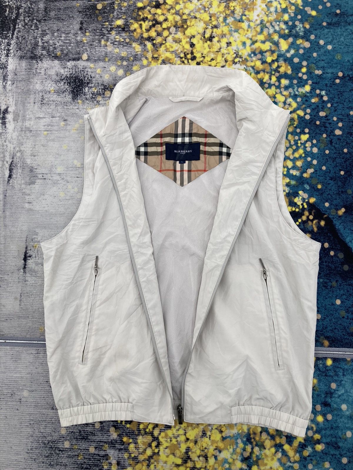 Burberry Burberry Golf Jacket Spell Out Sport Fit | Grailed
