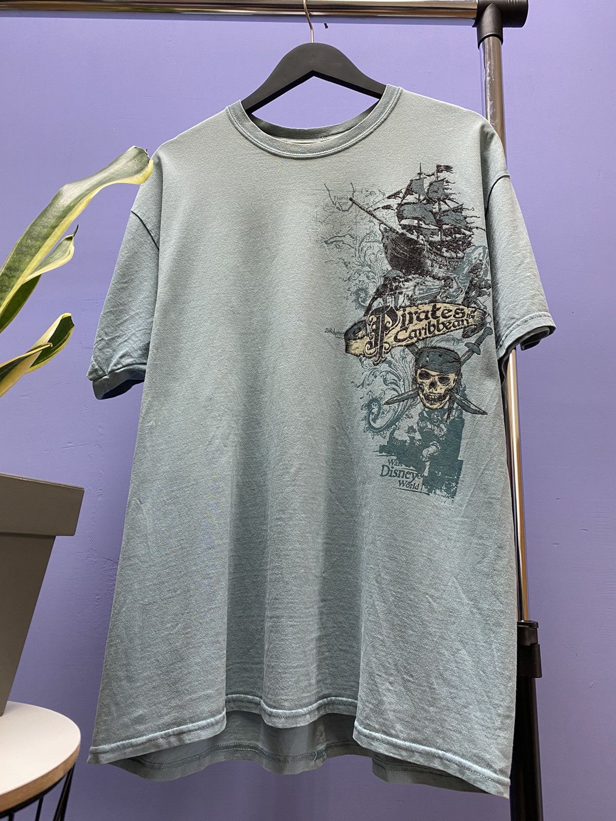 Disney Vintage Pirates Of The Caribbean Disney T Shirt Movie Men’s Size US XL / EU 56 / 4 - 4 Thumbnail