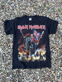 Metallica T-shirt Vintage Rare Faded Tee Shirt Iron Maiden -  Sweden