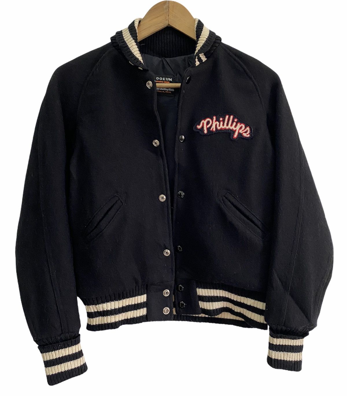 Skookum 🔥VINTAGE 80s SKOOKUM Letterman Varsity Jacket Made in USA Size US S / EU 44-46 / 1 - 3 Thumbnail