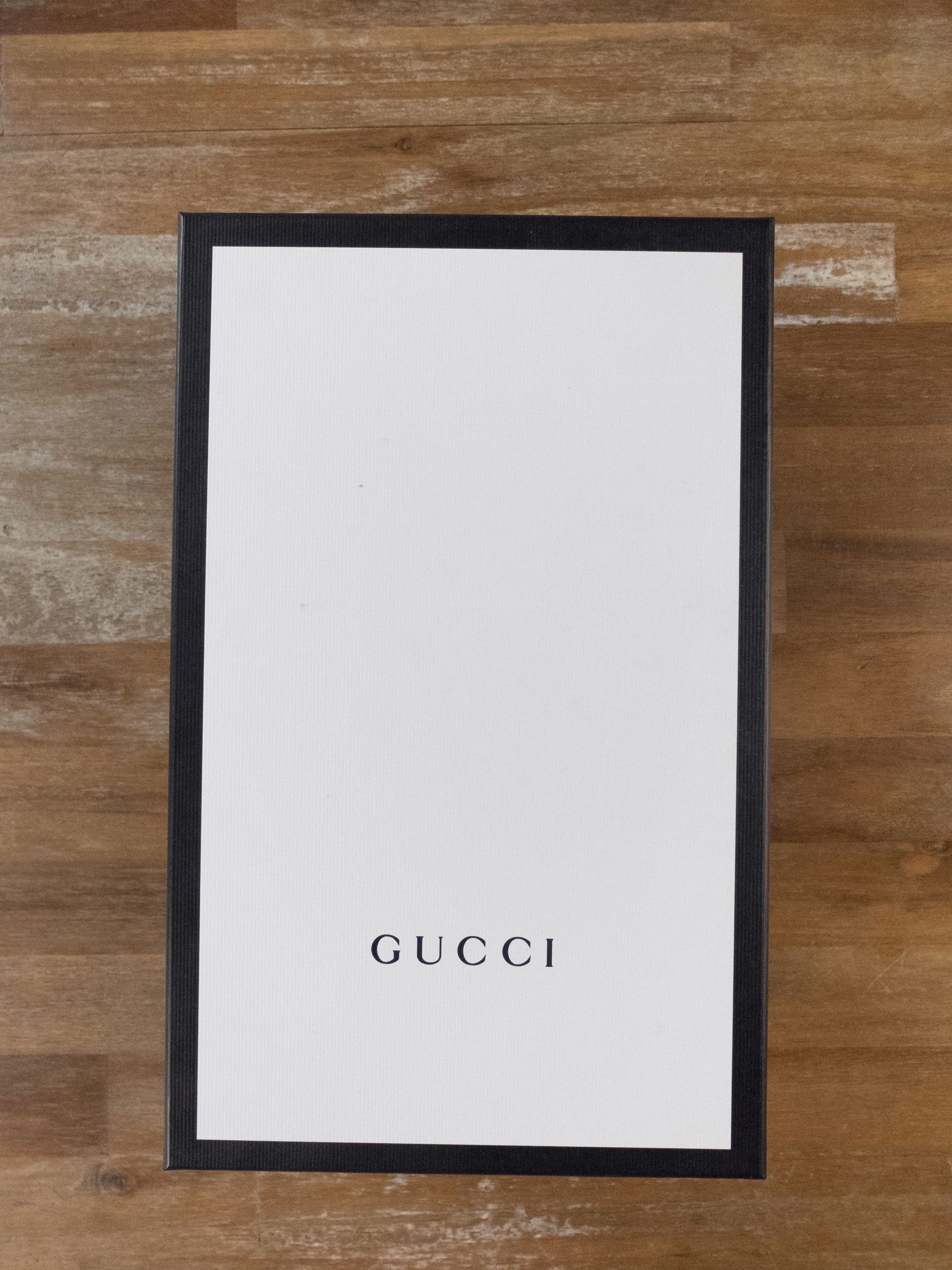 Gucci GUCCI Sylvie black leather slingback pumps sandals 8.5 38.5 Size US 8.5 / IT 38.5 - 12 Thumbnail