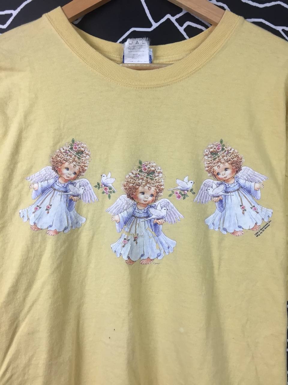 Vintage Vtg 90s Mrs Cupid Cute Graphic Tees Size US XXL / EU 58 / 5 - 4 Thumbnail