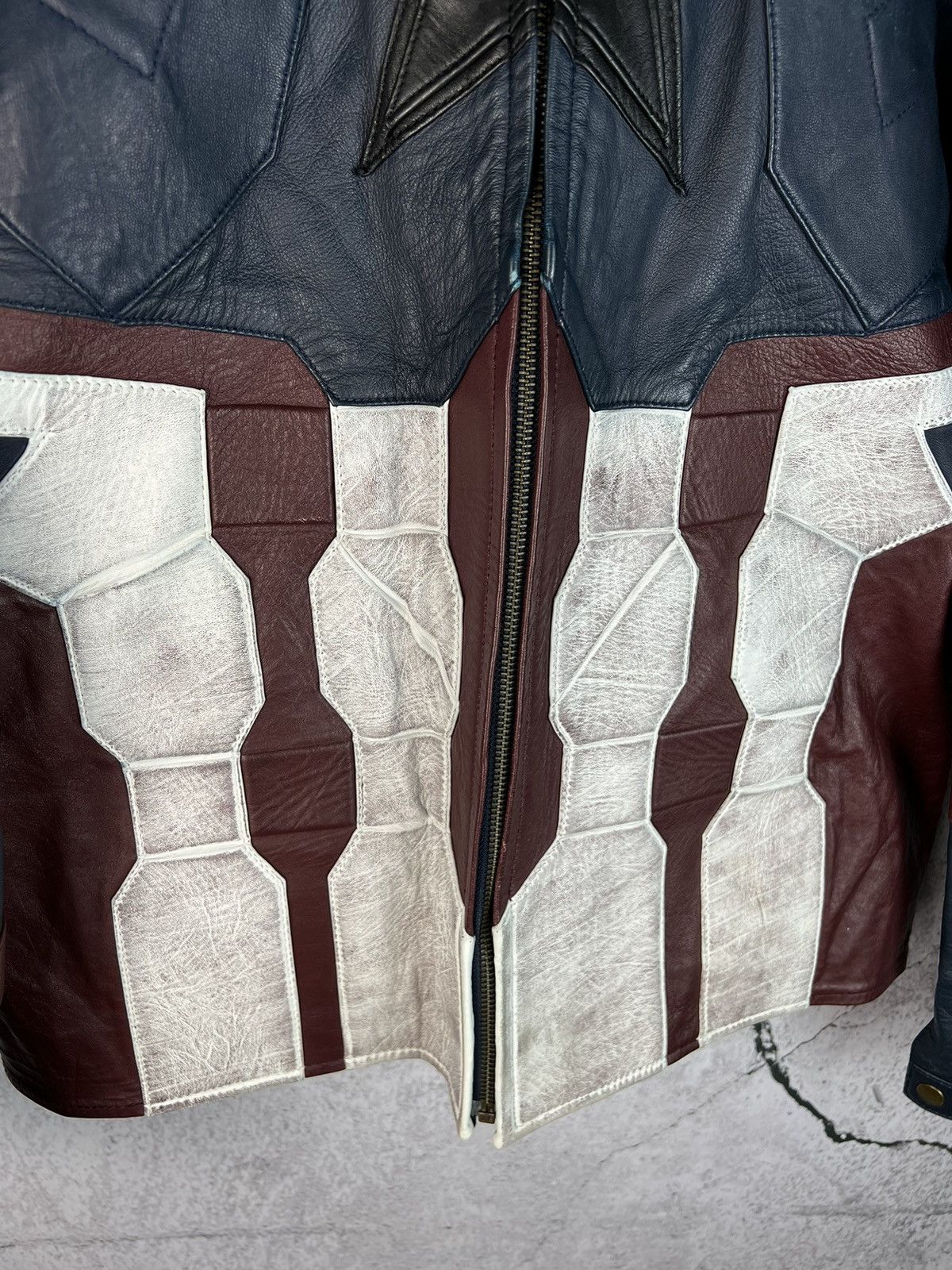 Vintage Vintage eco leather jacket like Captain America Size US XXL / EU 58 / 5 - 3 Thumbnail