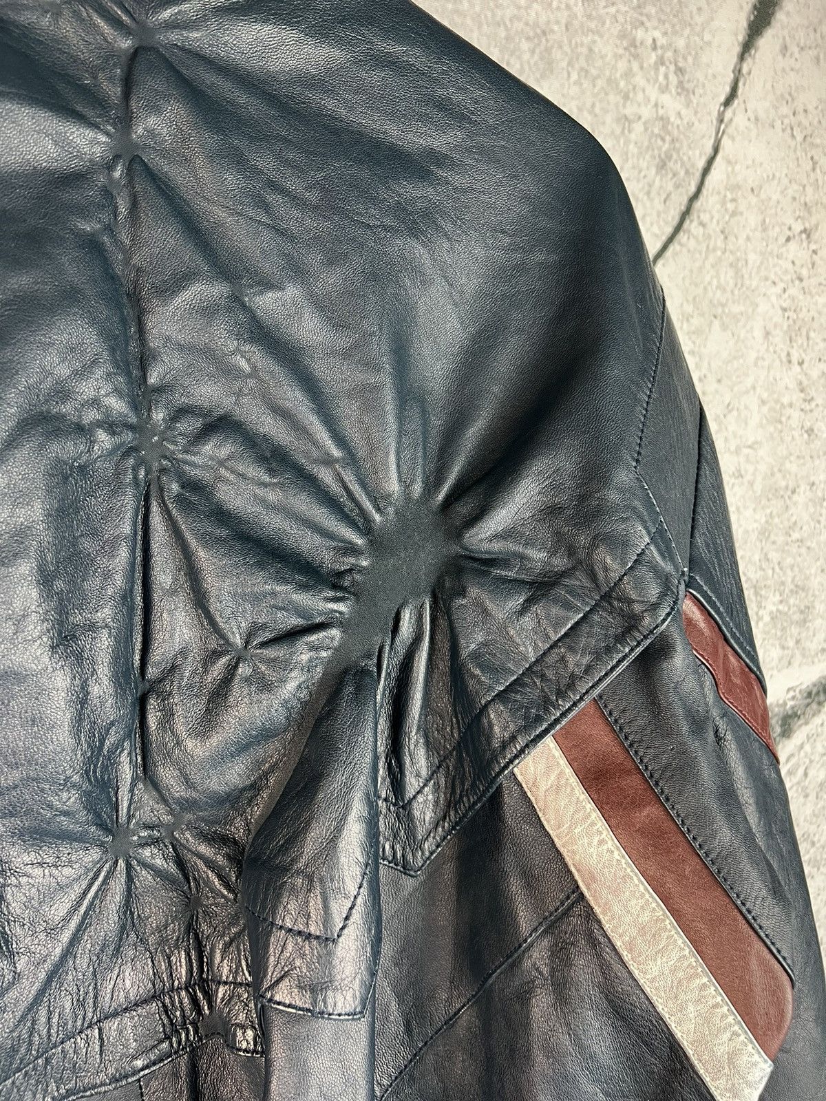 Vintage Vintage eco leather jacket like Captain America Size US XXL / EU 58 / 5 - 4 Thumbnail
